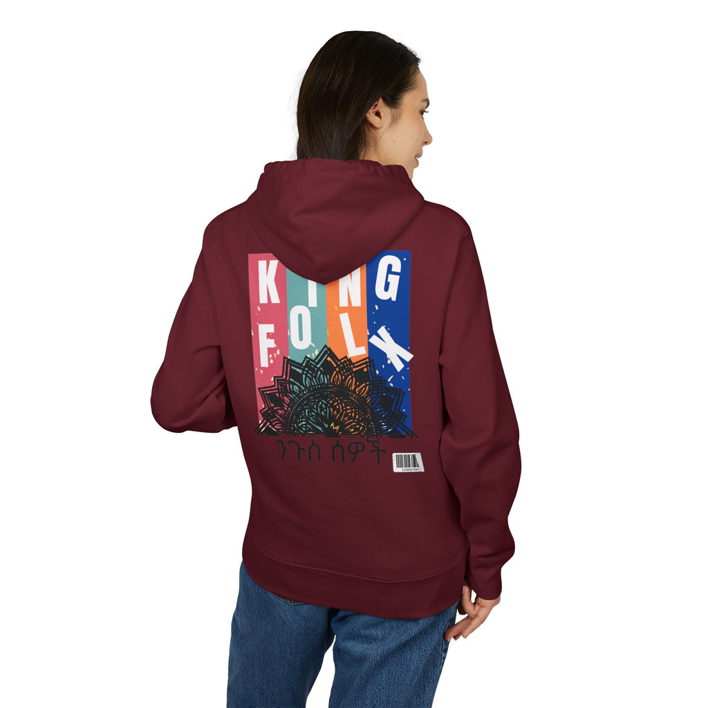 "KING PEOPLE Black Print"" Unisex Hoodie