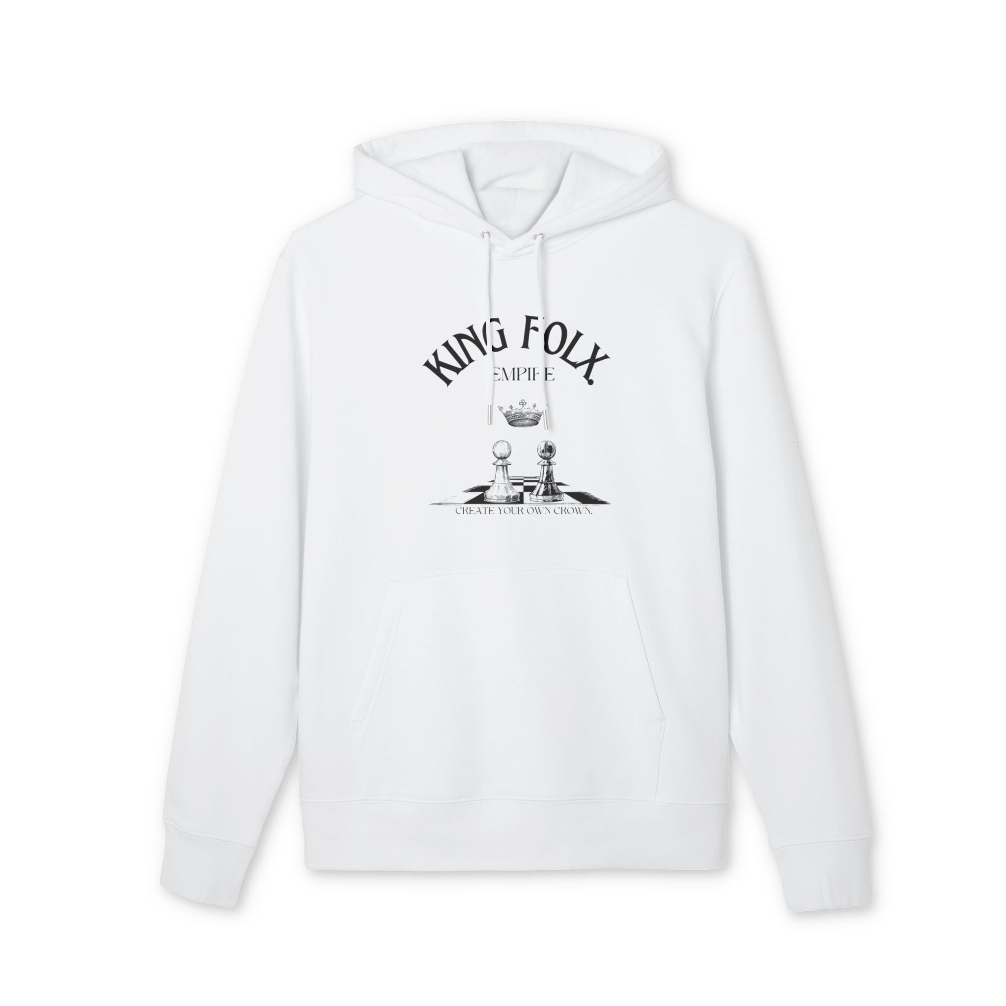 "PAWNS TO KINGS BLACK Print" Unisex Hoodie