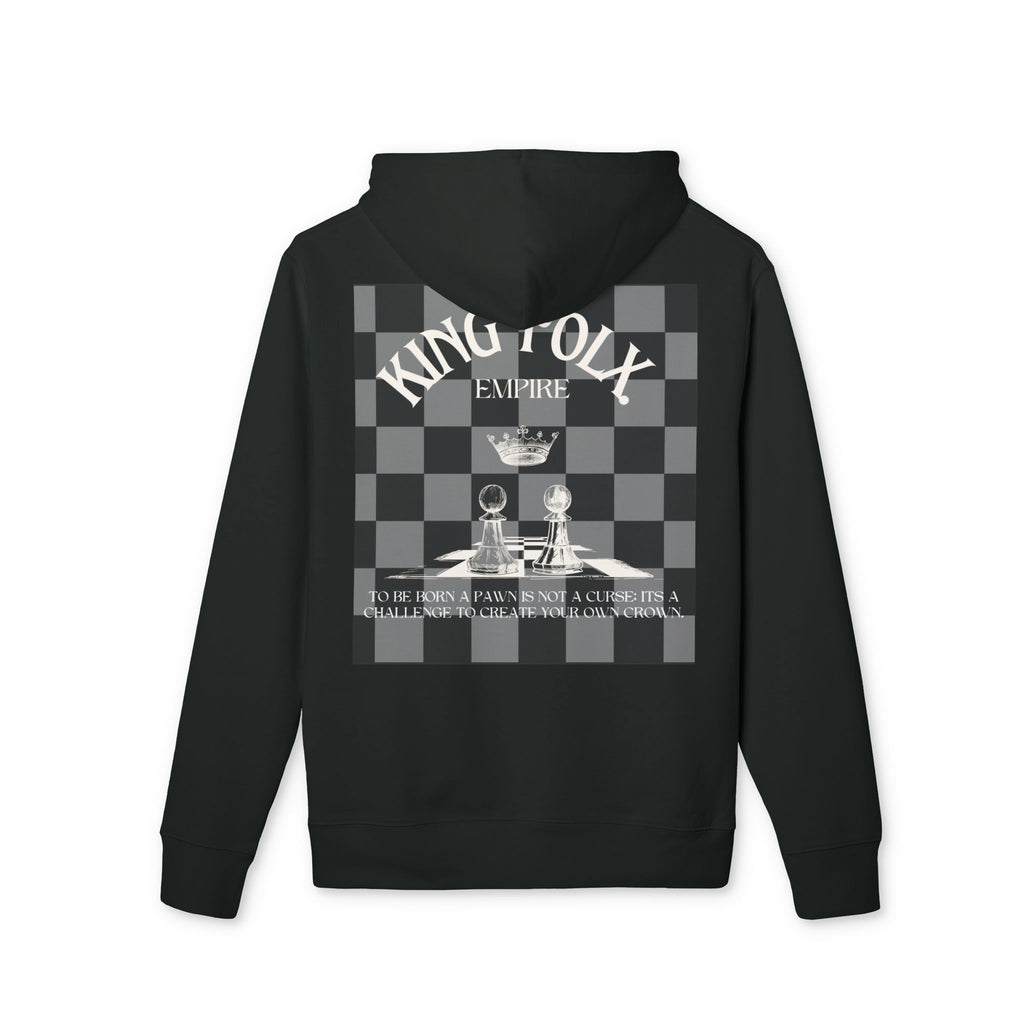 "PAWNS TO KINGS WHITE Print" Unisex Hoodie