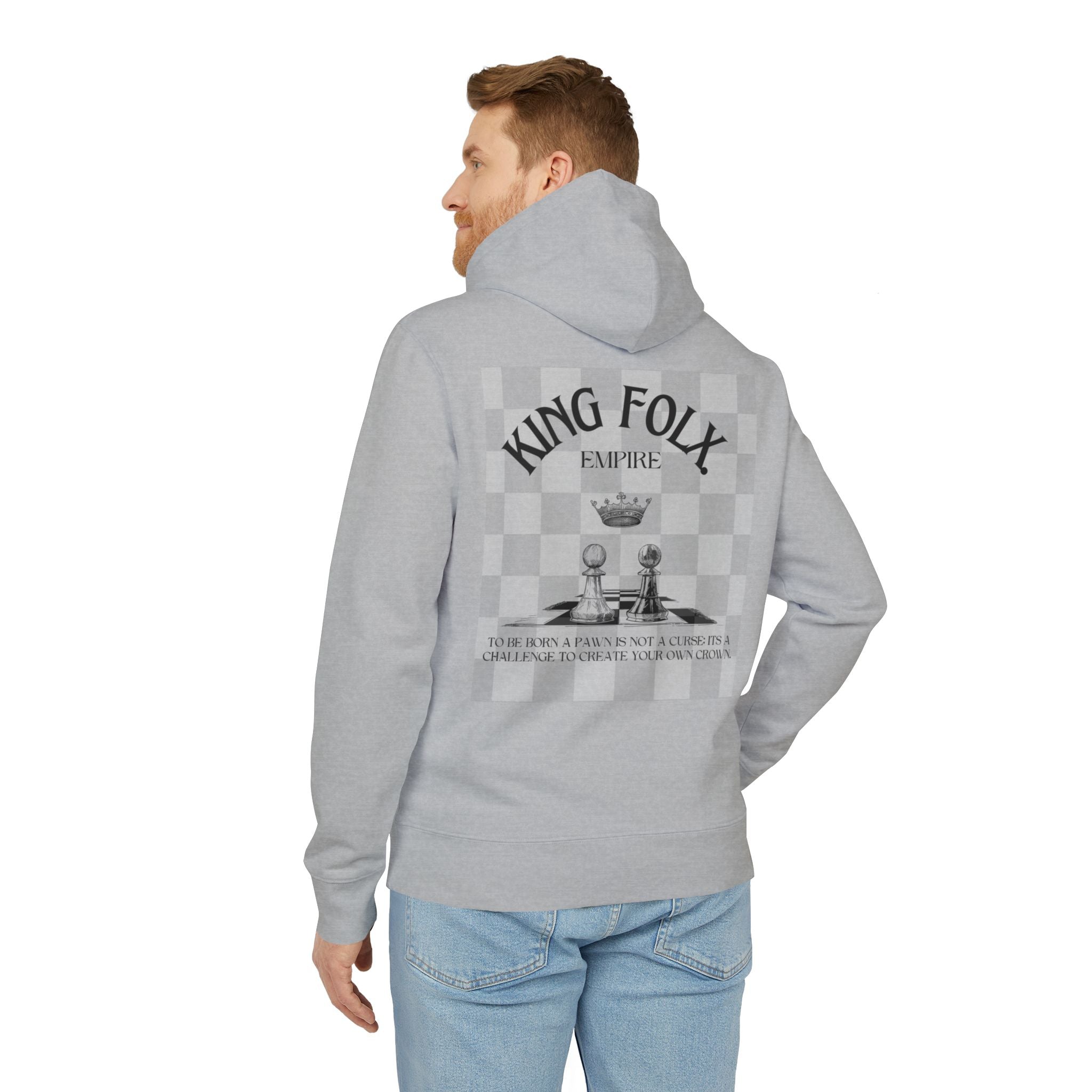 "PAWNS TO KINGS BLACK Print" Unisex Hoodie