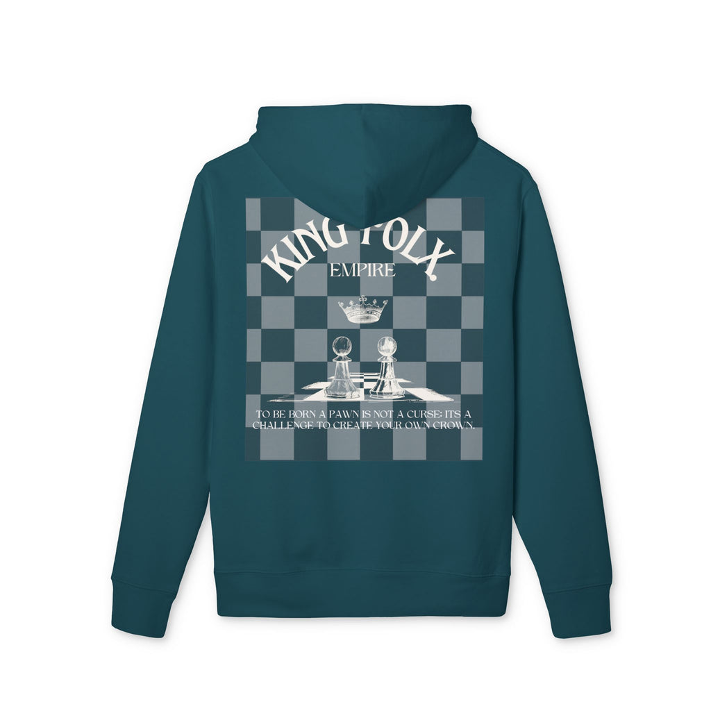 "PAWNS TO KINGS WHITE Print" Unisex Hoodie