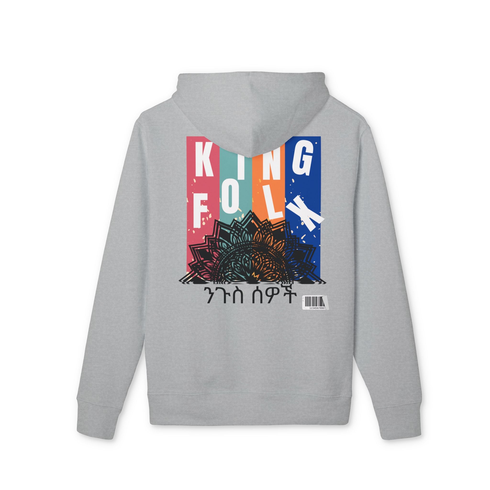 "KING PEOPLE Black Print"" Unisex Hoodie