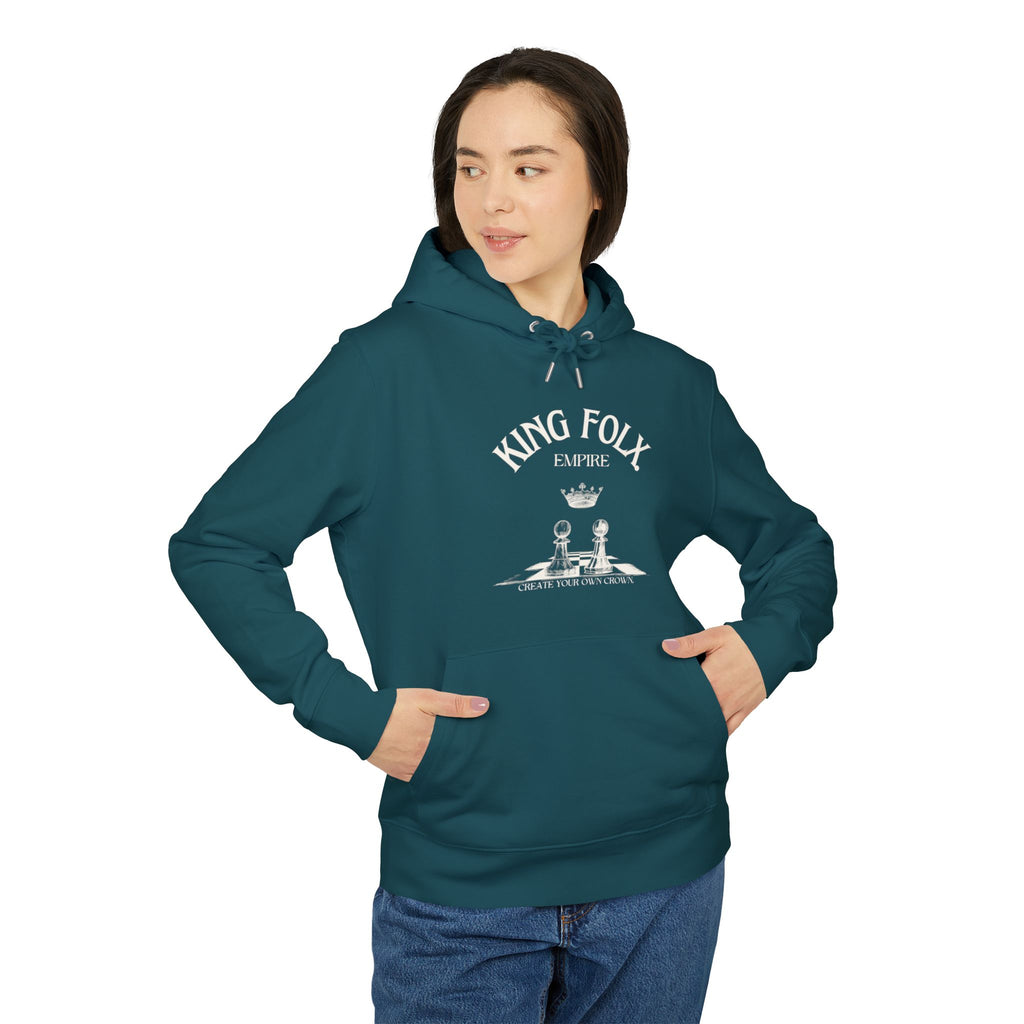 "PAWNS TO KINGS WHITE Print" Unisex Hoodie