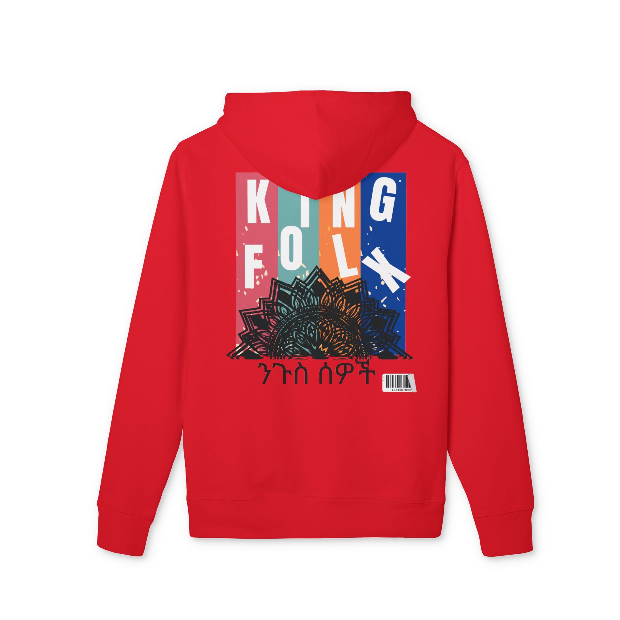 "KING PEOPLE Black Print"" Unisex Hoodie