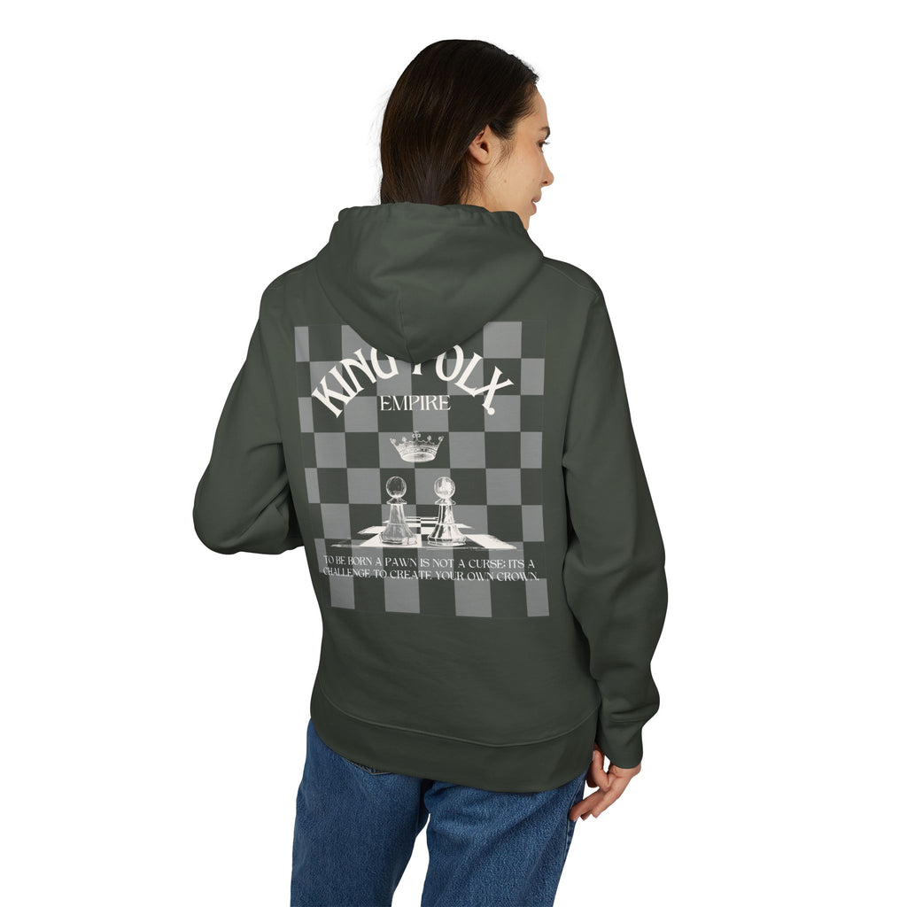 "PAWNS TO KINGS WHITE Print" Unisex Hoodie