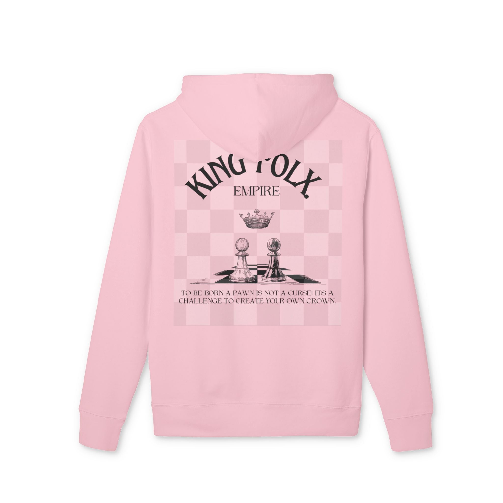 "PAWNS TO KINGS BLACK Print" Unisex Hoodie