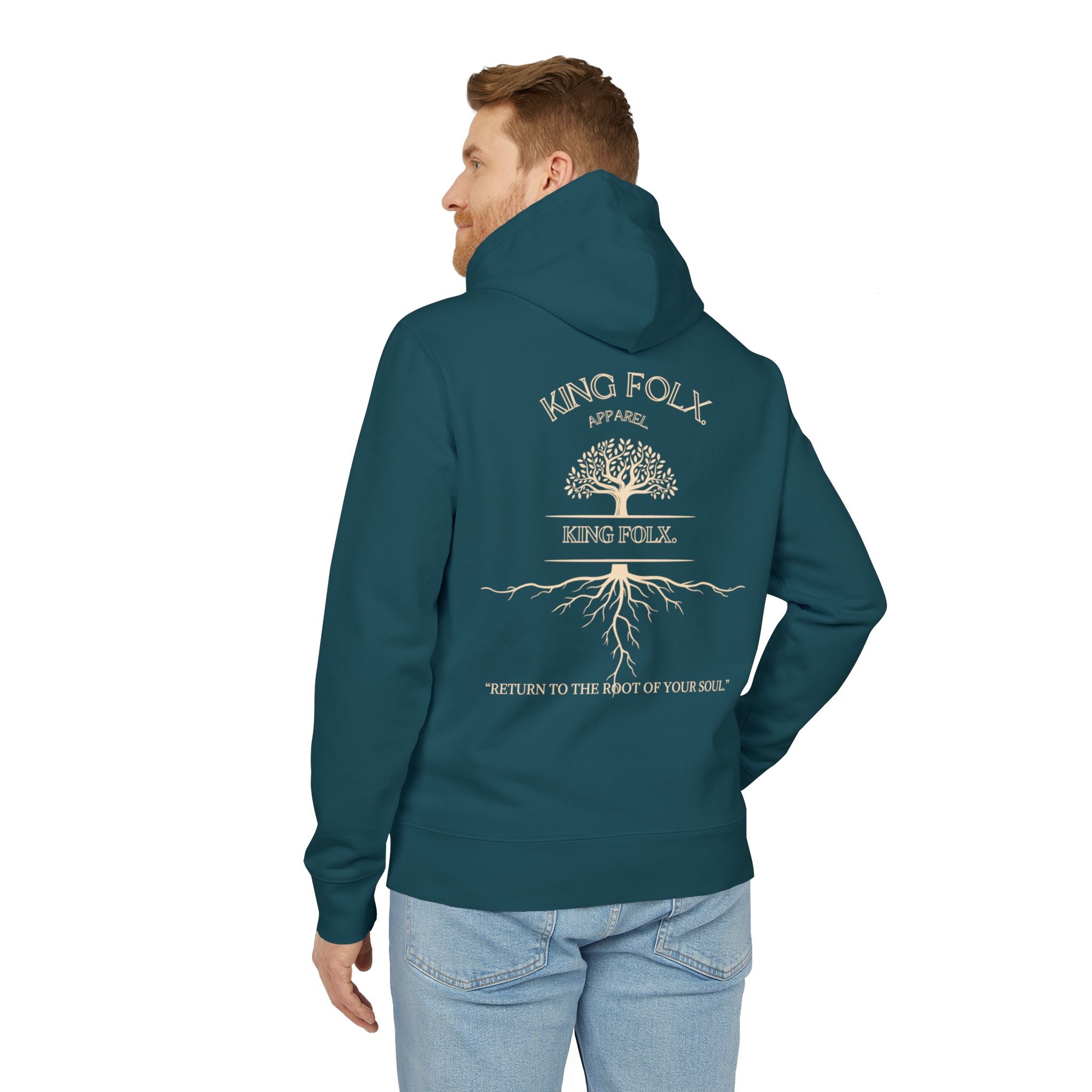 "Tree of Life Off-White Print"- Unisex Hoodie