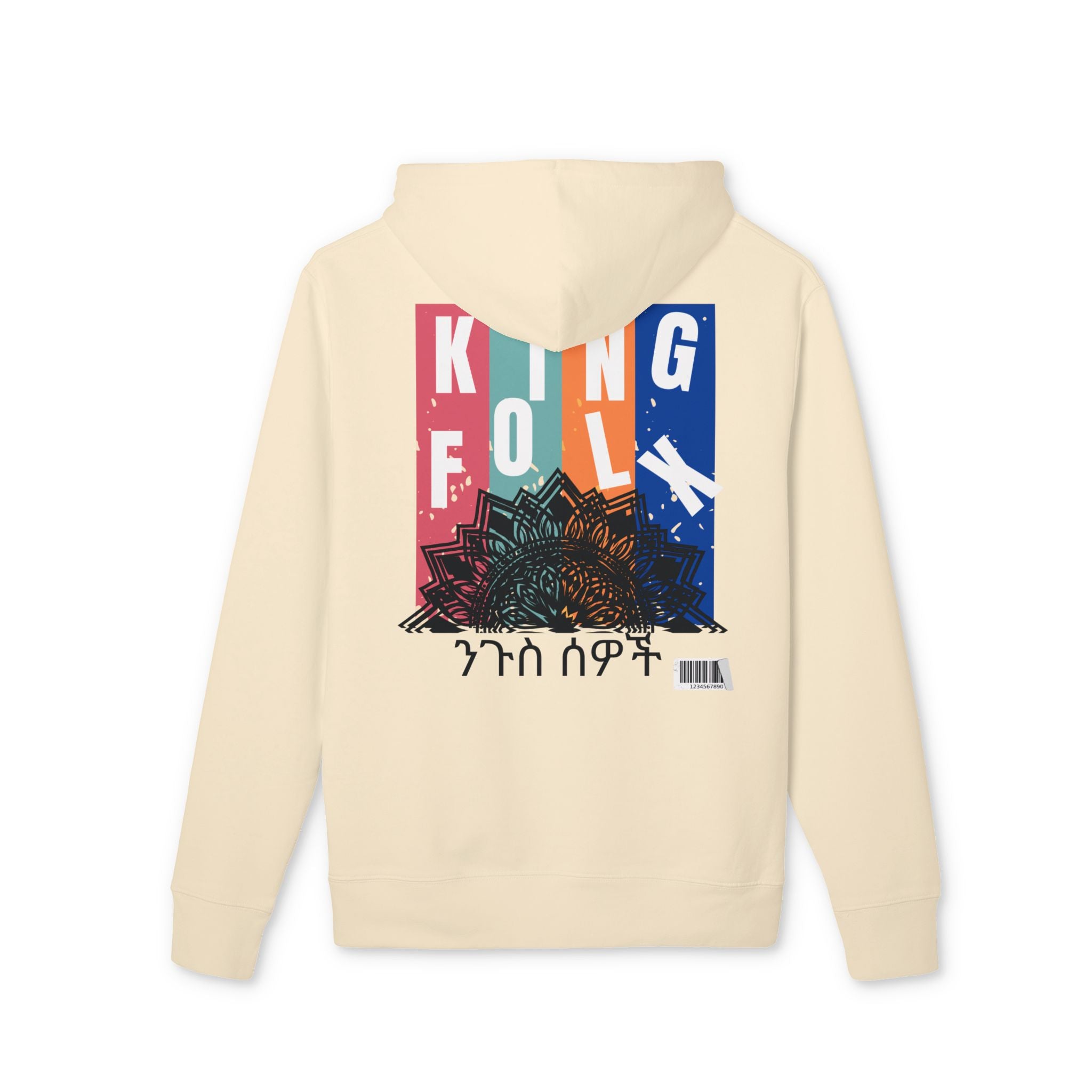 "KING PEOPLE Black Print"" Unisex Hoodie