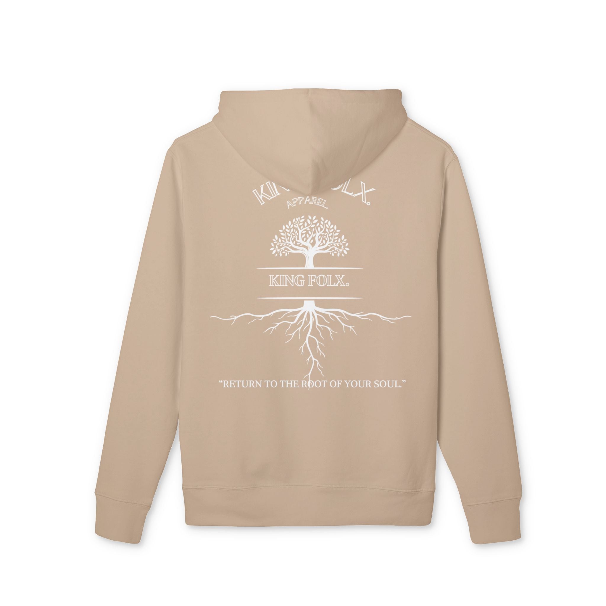 "Tree of Life White Print"- Unisex Hoodie