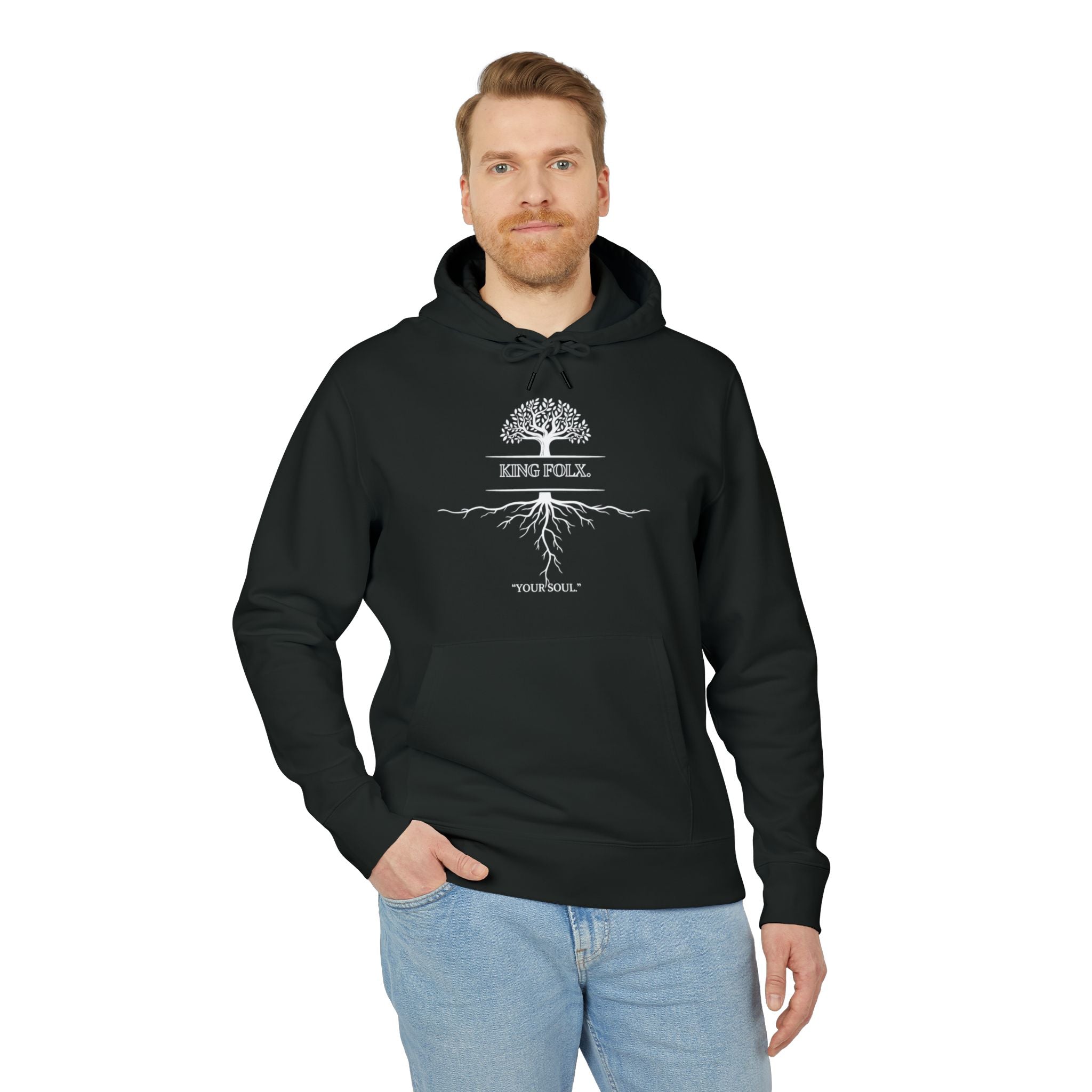 "Tree of Life White Print"- Unisex Hoodie