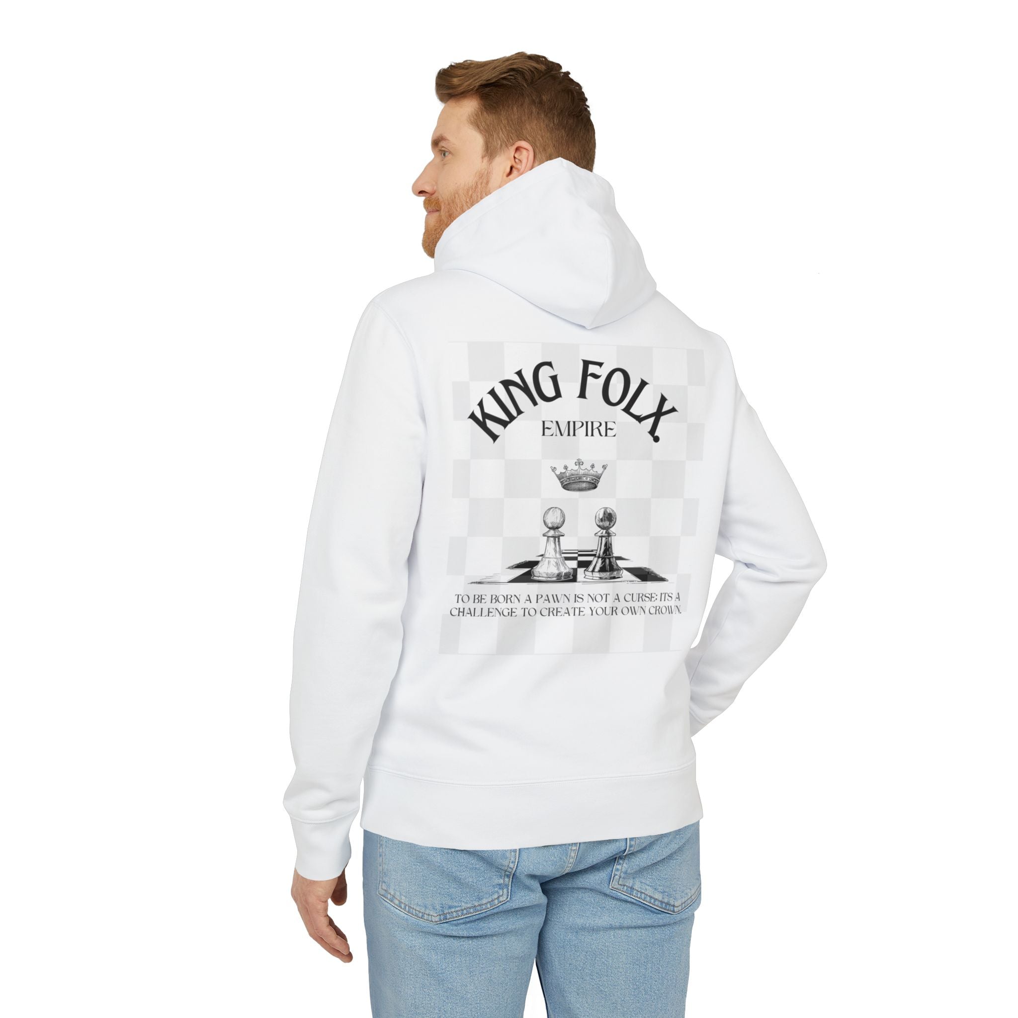 "PAWNS TO KINGS BLACK Print" Unisex Hoodie
