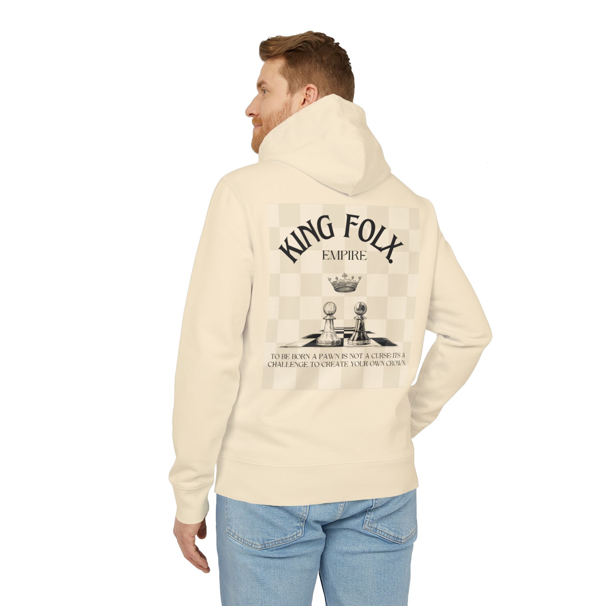 "PAWNS TO KINGS BLACK Print" Unisex Hoodie