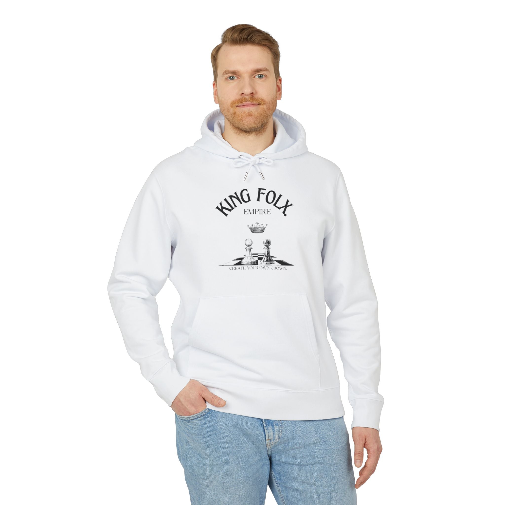 "PAWNS TO KINGS BLACK Print" Unisex Hoodie