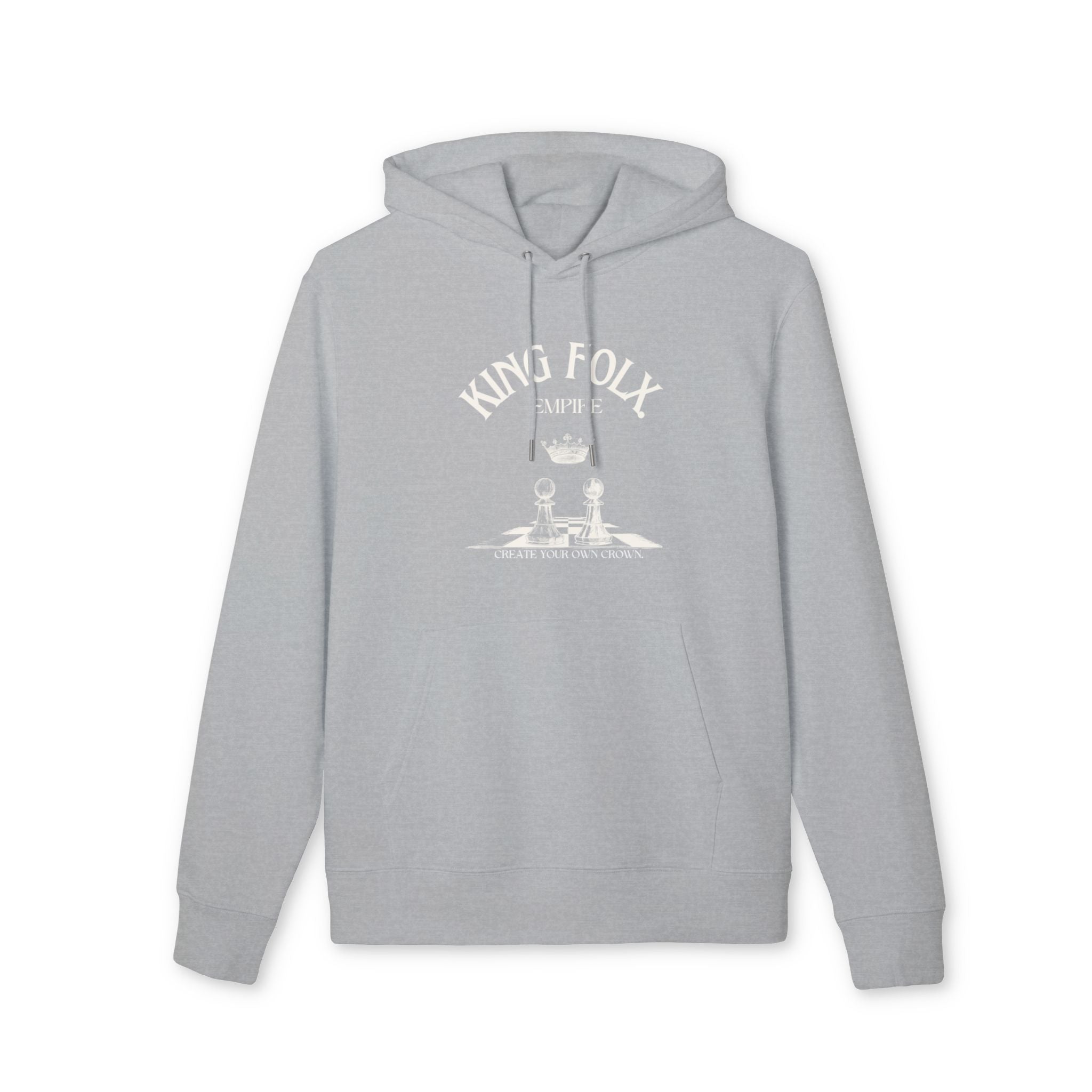 "PAWNS TO KINGS WHITE Print" Unisex Hoodie