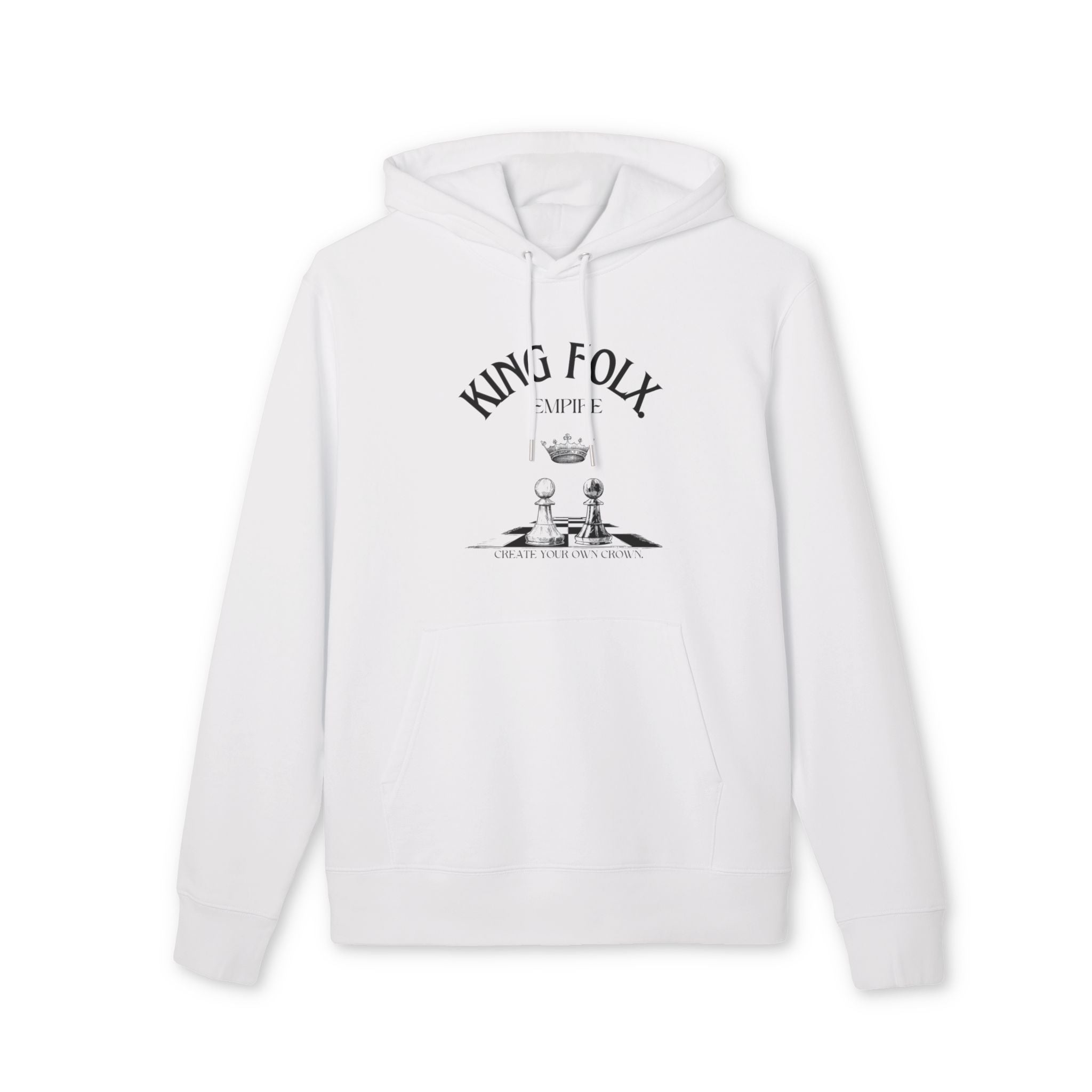 "PAWNS TO KINGS BLACK Print" Unisex Hoodie
