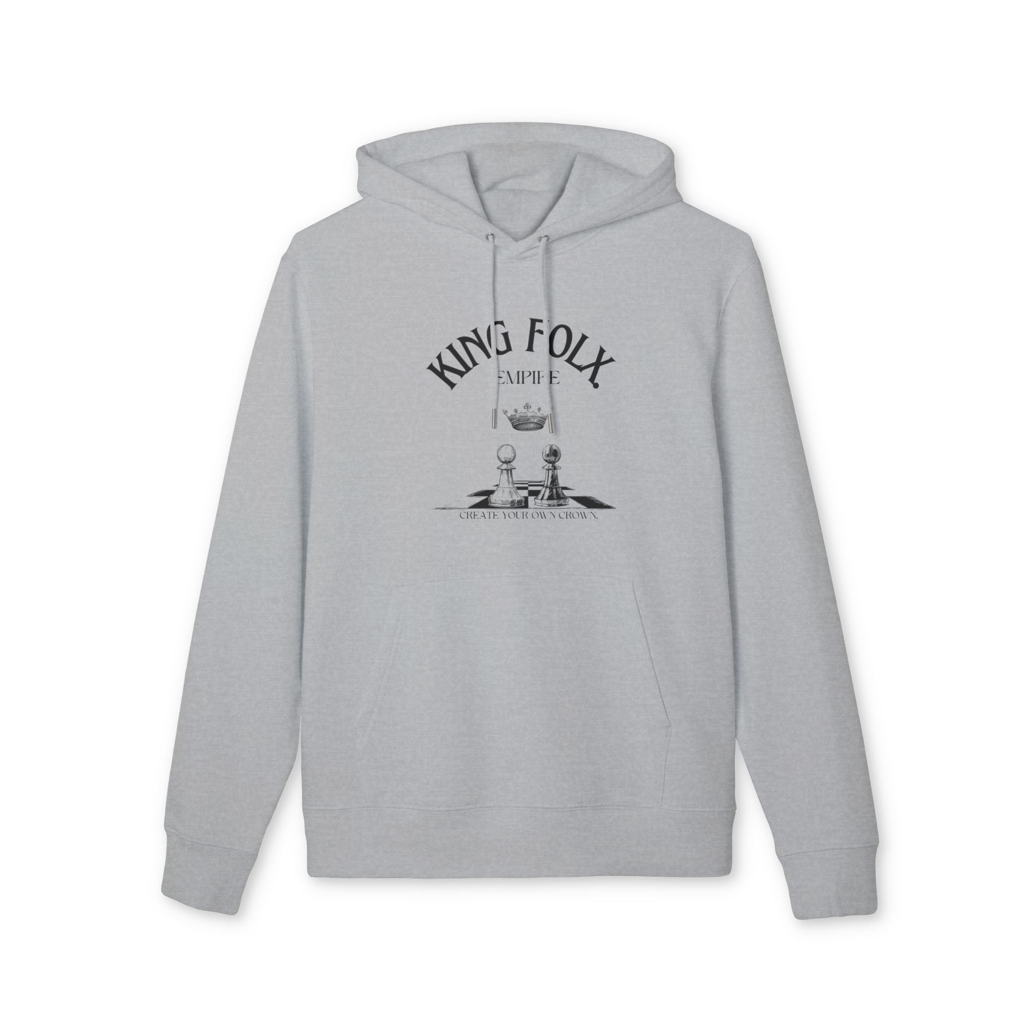 "PAWNS TO KINGS BLACK Print" Unisex Hoodie