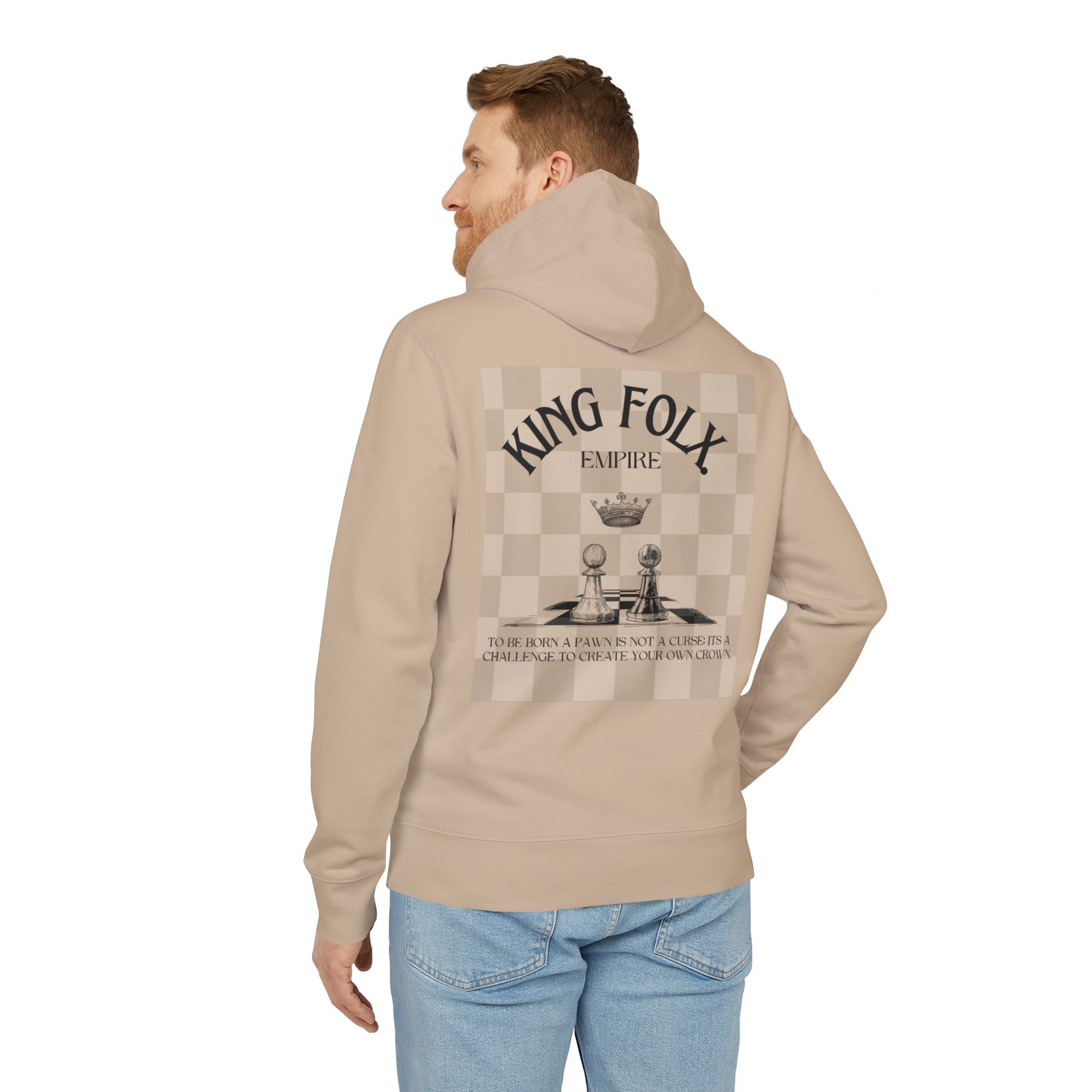 "PAWNS TO KINGS BLACK Print" Unisex Hoodie