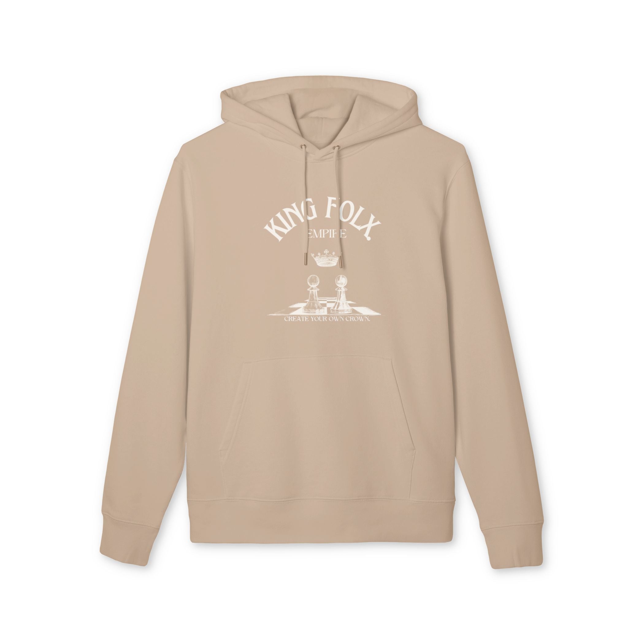 "PAWNS TO KINGS WHITE Print" Unisex Hoodie
