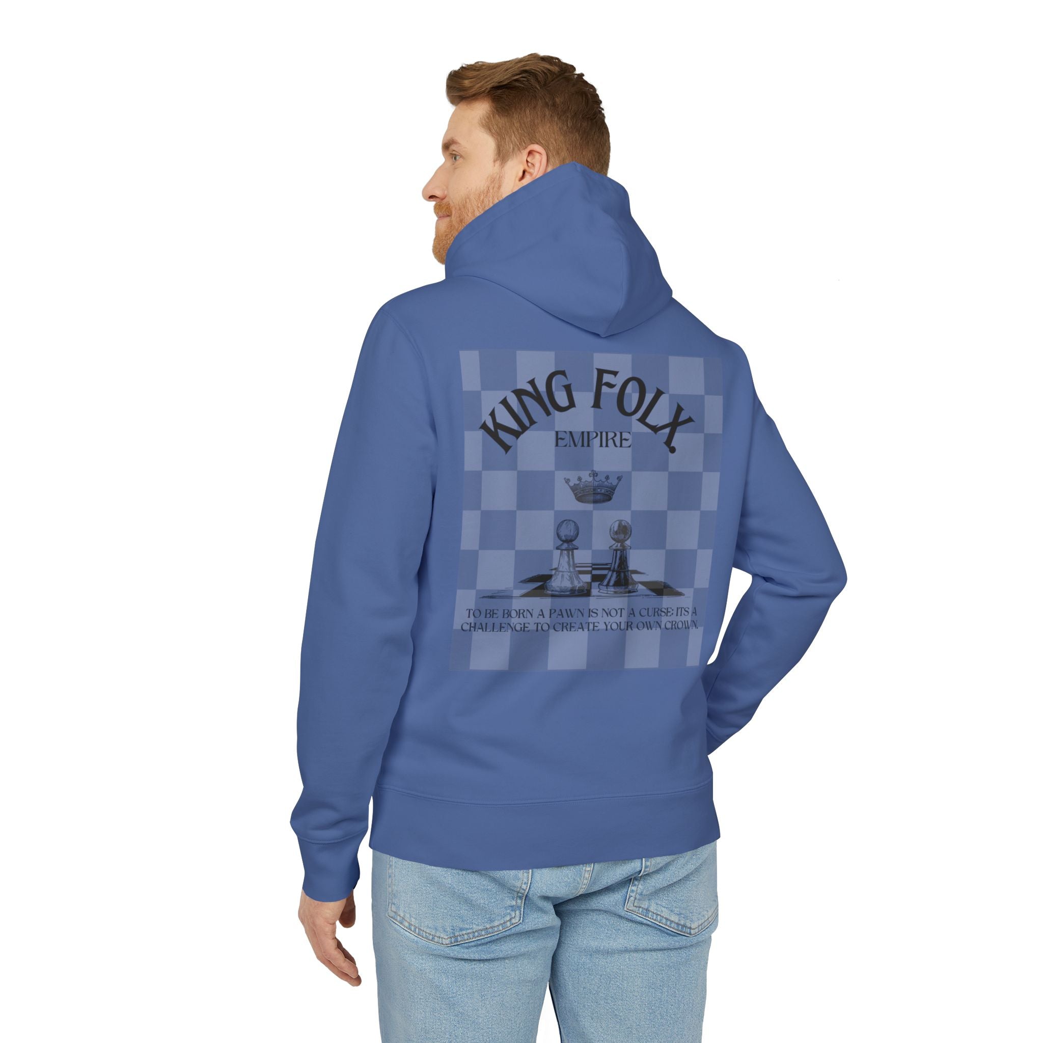 "PAWNS TO KINGS BLACK Print" Unisex Hoodie