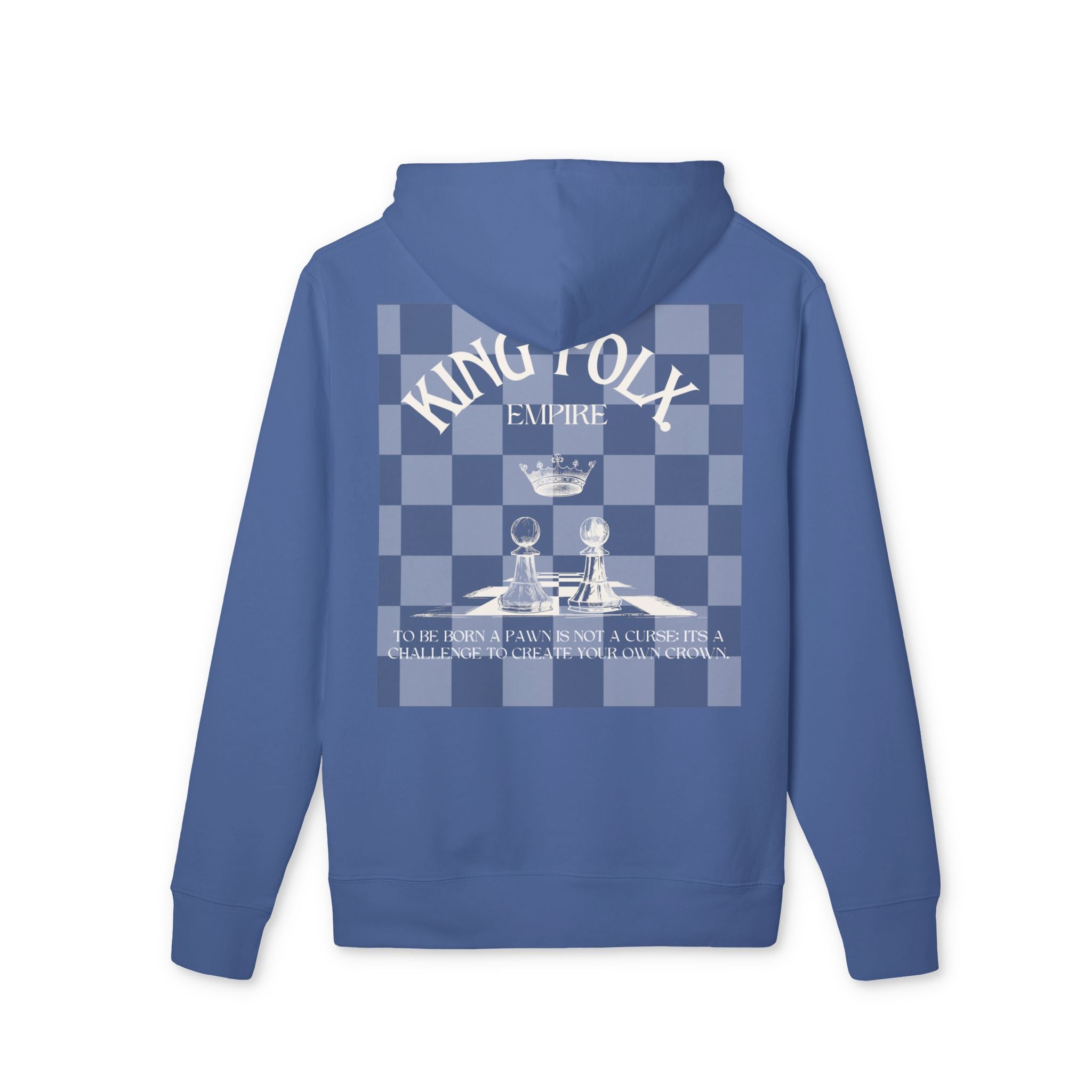 "PAWNS TO KINGS WHITE Print" Unisex Hoodie