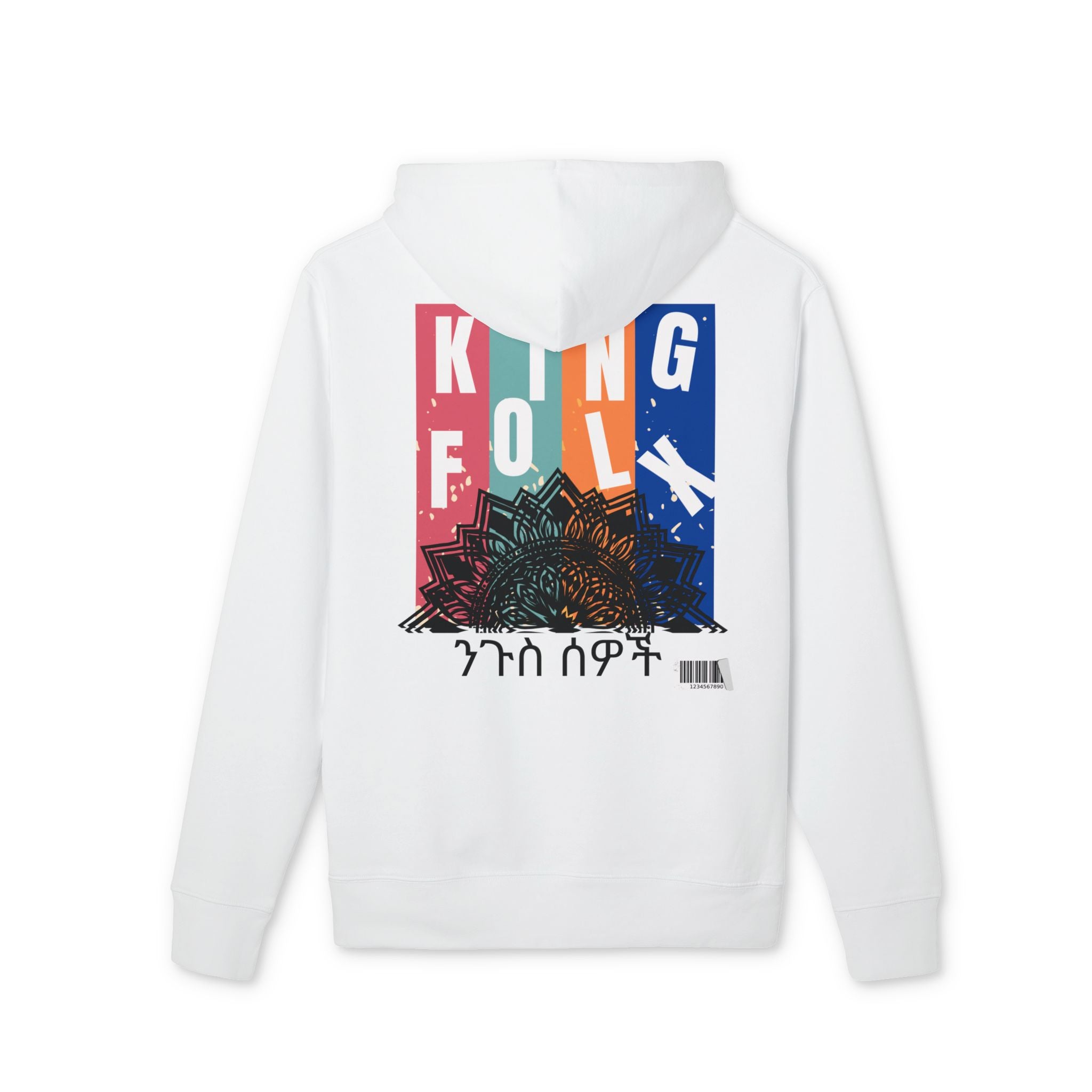 "KING PEOPLE Black Print"" Unisex Hoodie