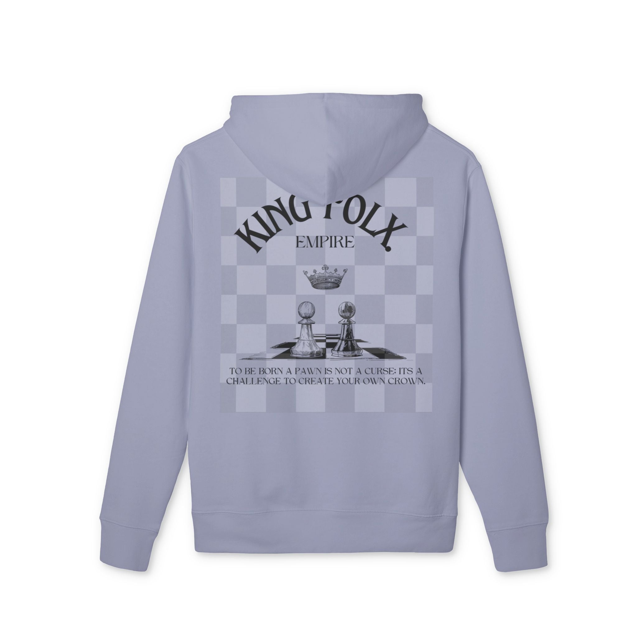 "PAWNS TO KINGS BLACK Print" Unisex Hoodie