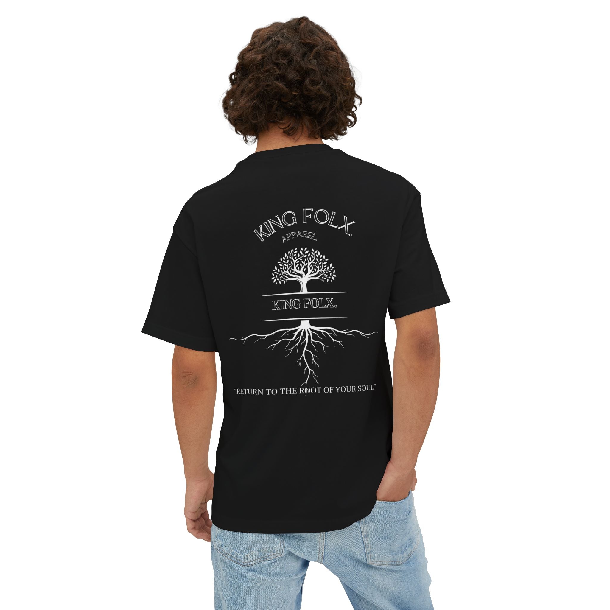 "Tree of Life White Print" Unisex T-Shirt
