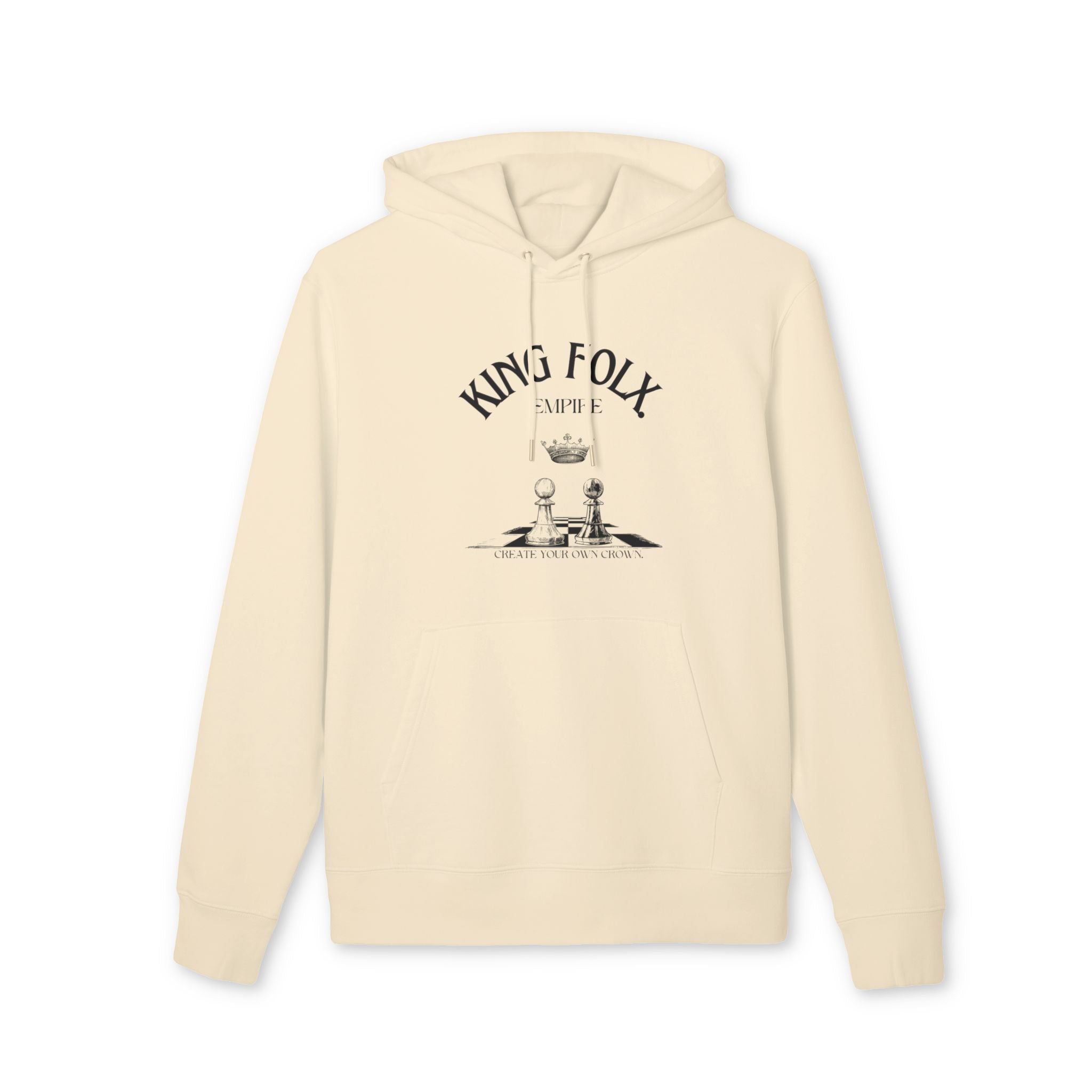 "PAWNS TO KINGS BLACK Print" Unisex Hoodie