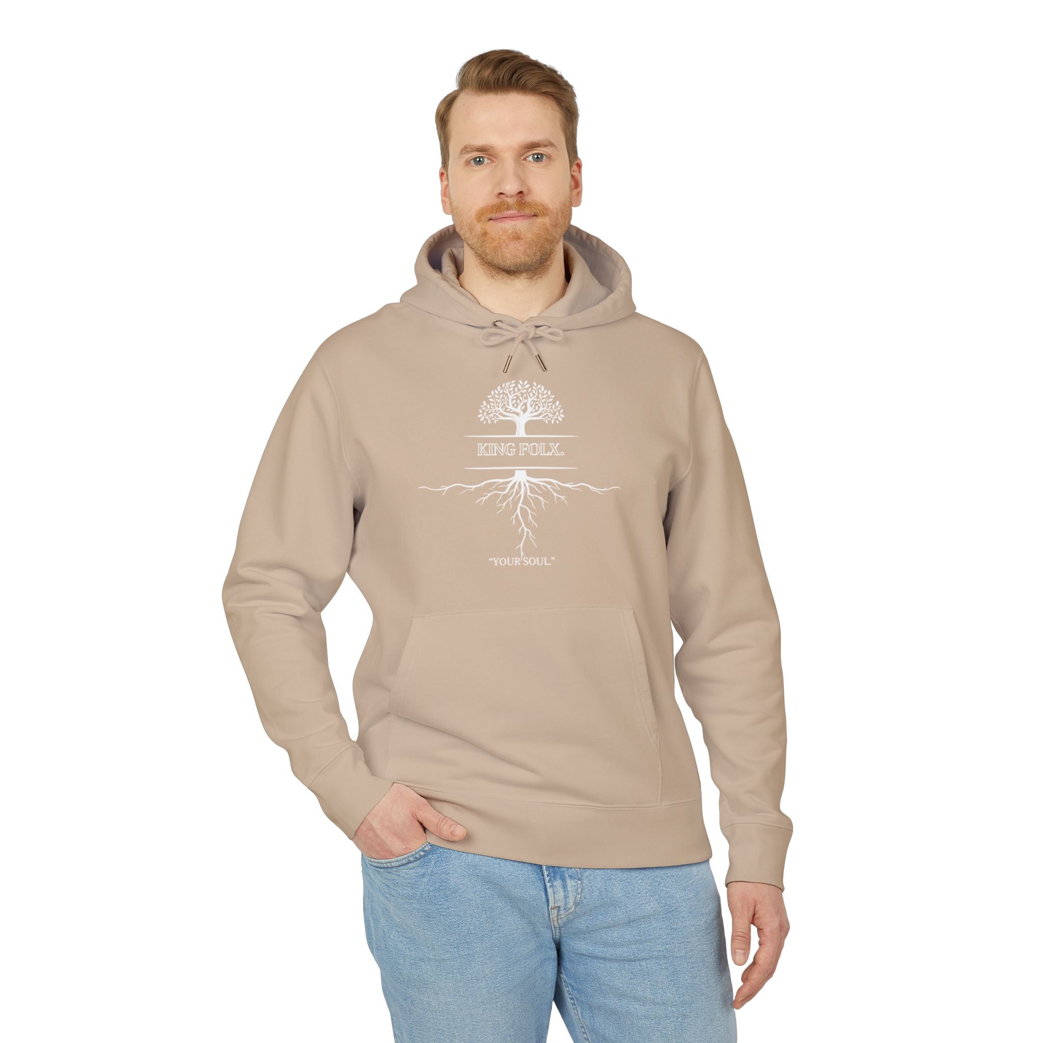 "Tree of Life White Print"- Unisex Hoodie