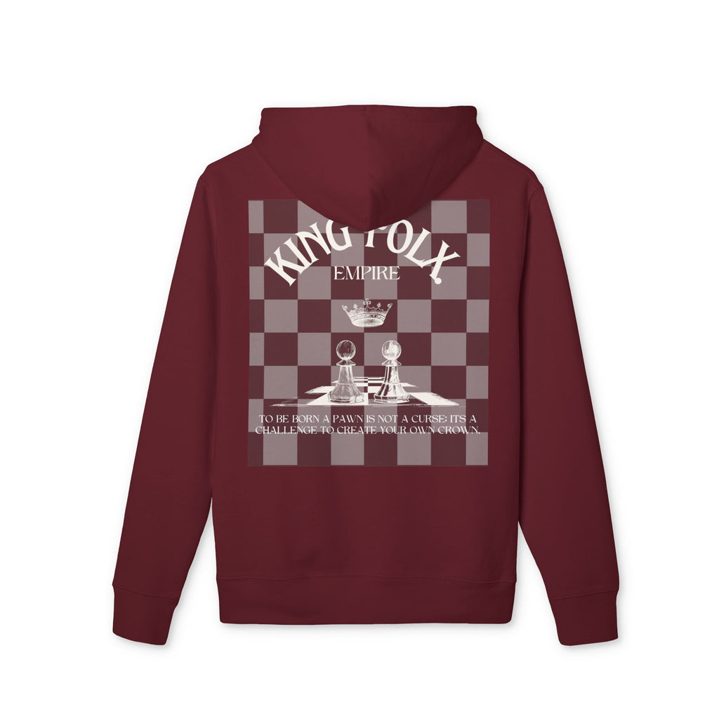 "PAWNS TO KINGS WHITE Print" Unisex Hoodie