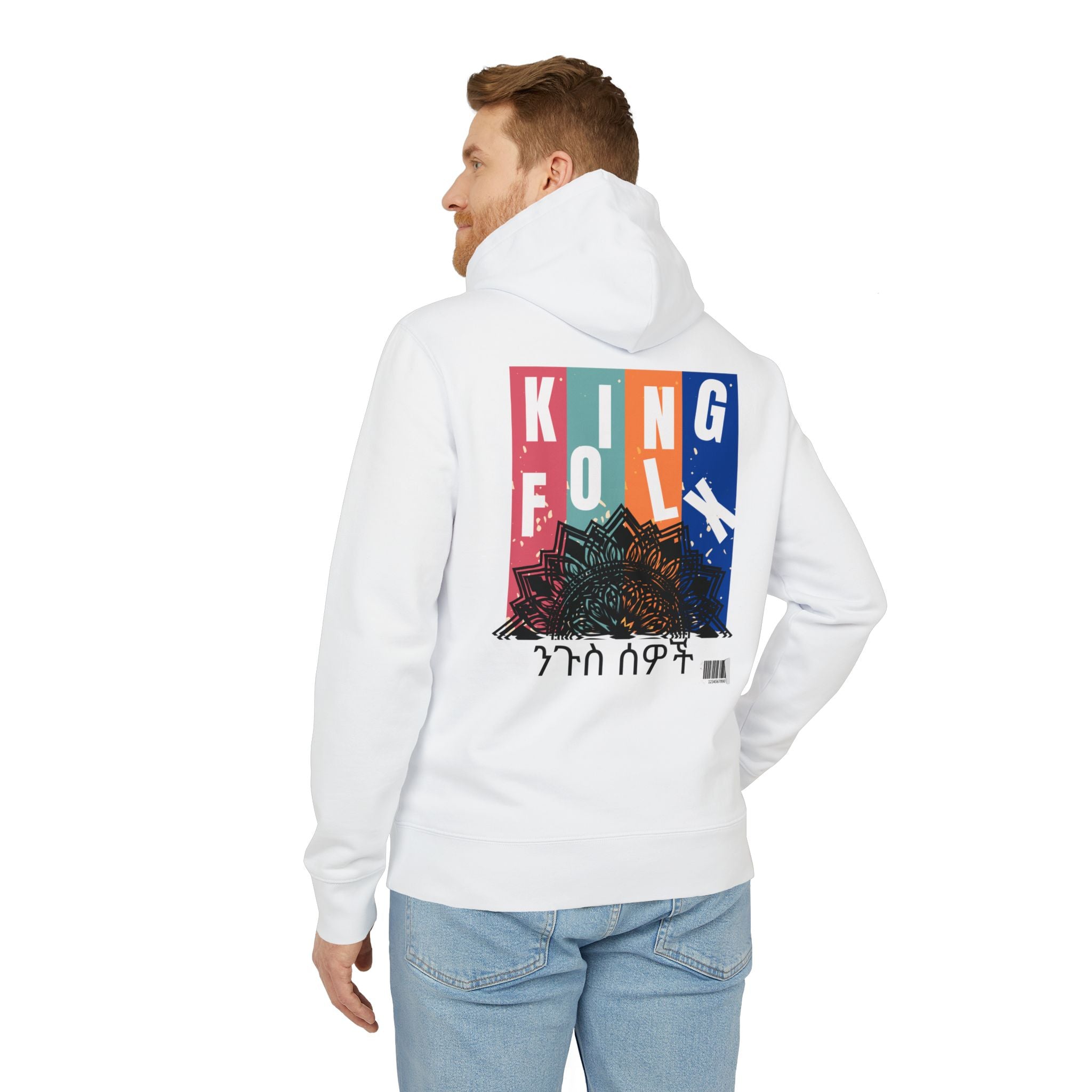 "KING PEOPLE Black Print"" Unisex Hoodie