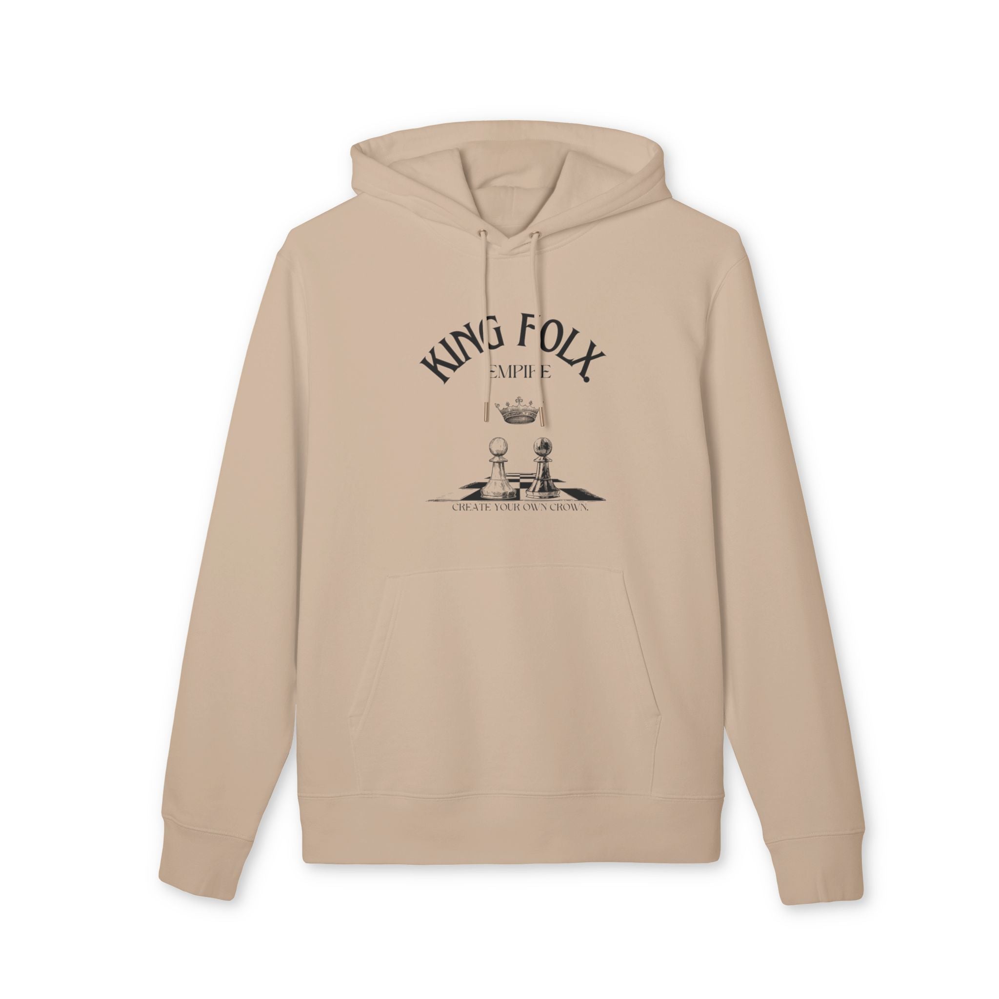 "PAWNS TO KINGS BLACK Print" Unisex Hoodie