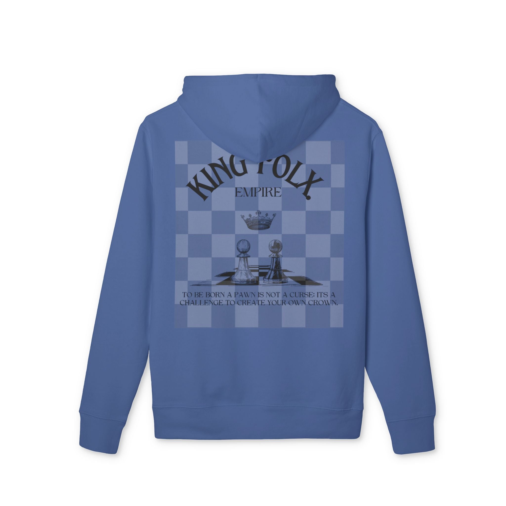 "PAWNS TO KINGS BLACK Print" Unisex Hoodie