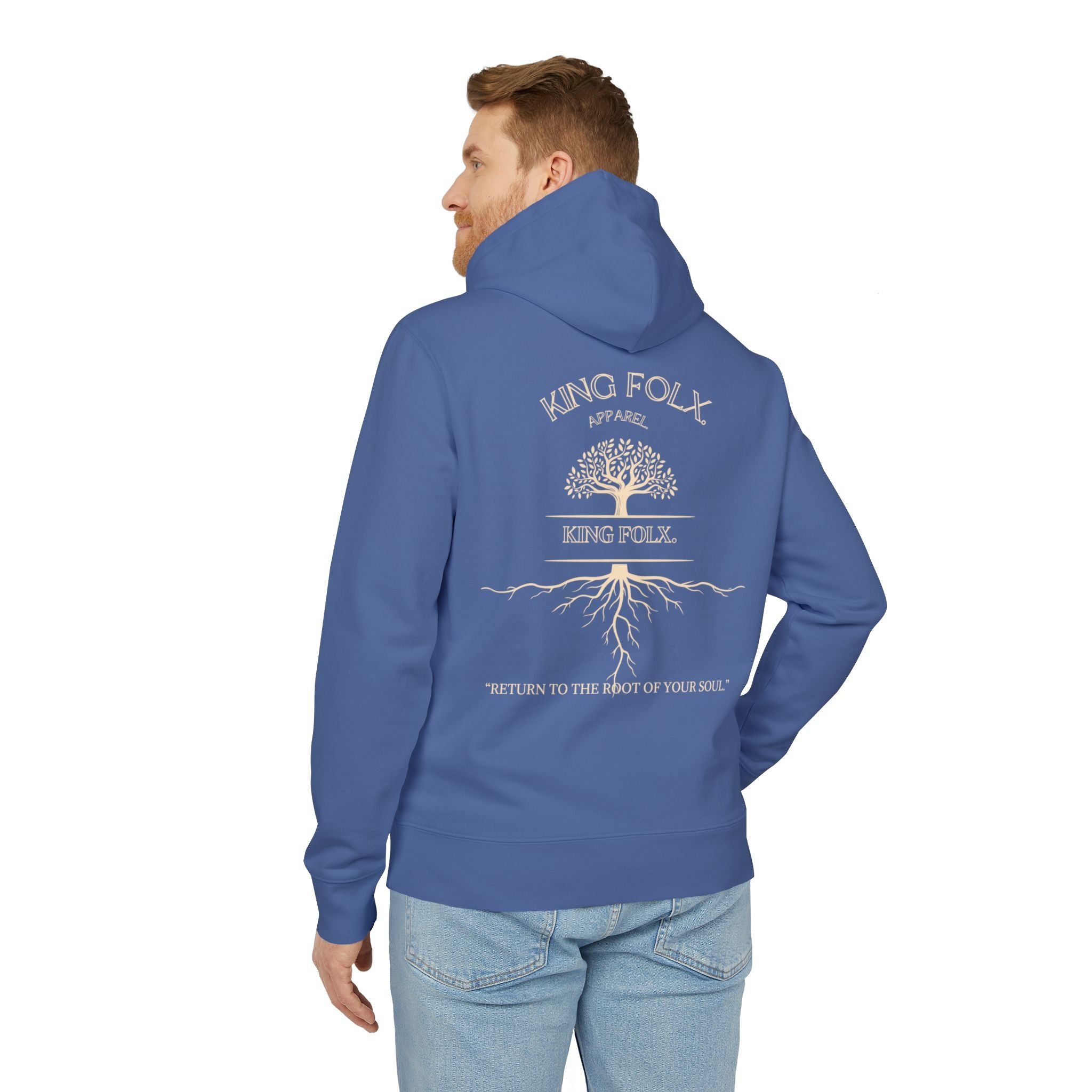 "Tree of Life Off-White Print"- Unisex Hoodie