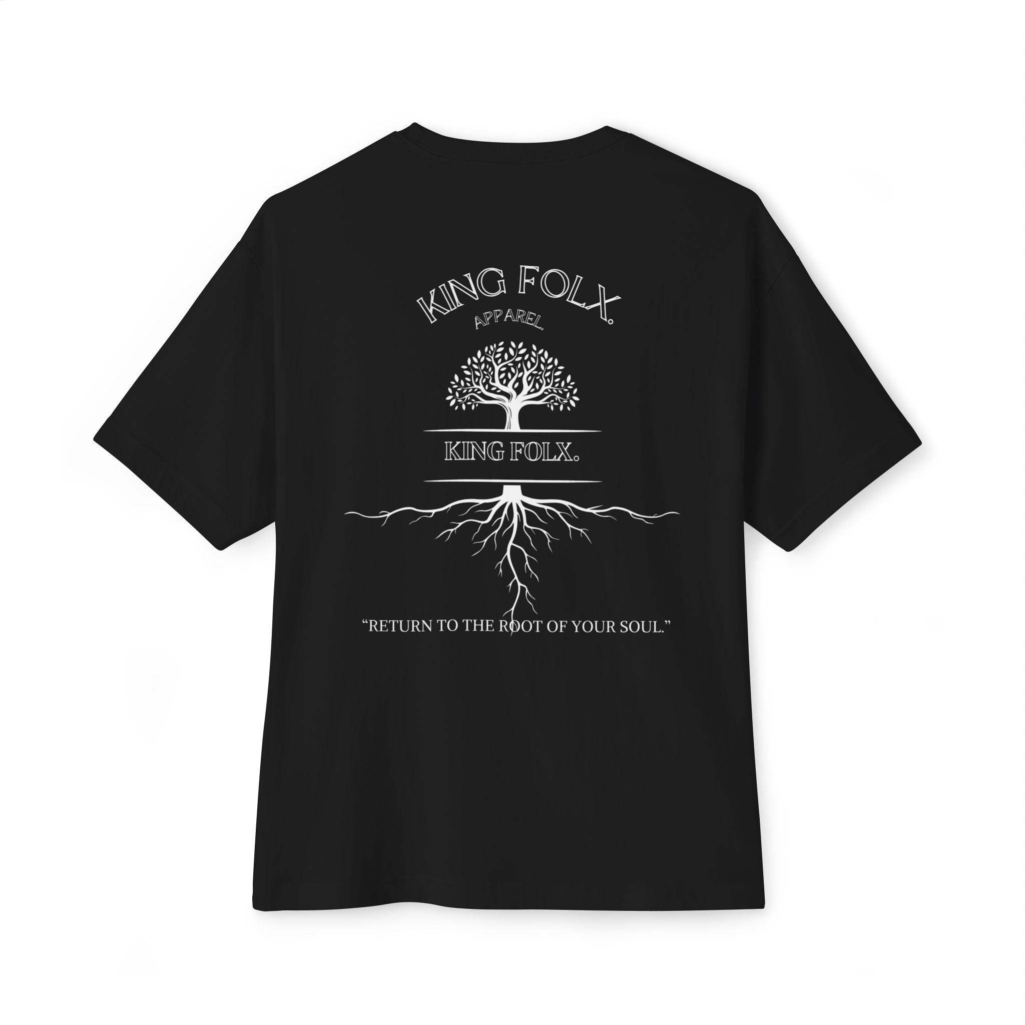 "Tree of Life White Print" Unisex T-Shirt