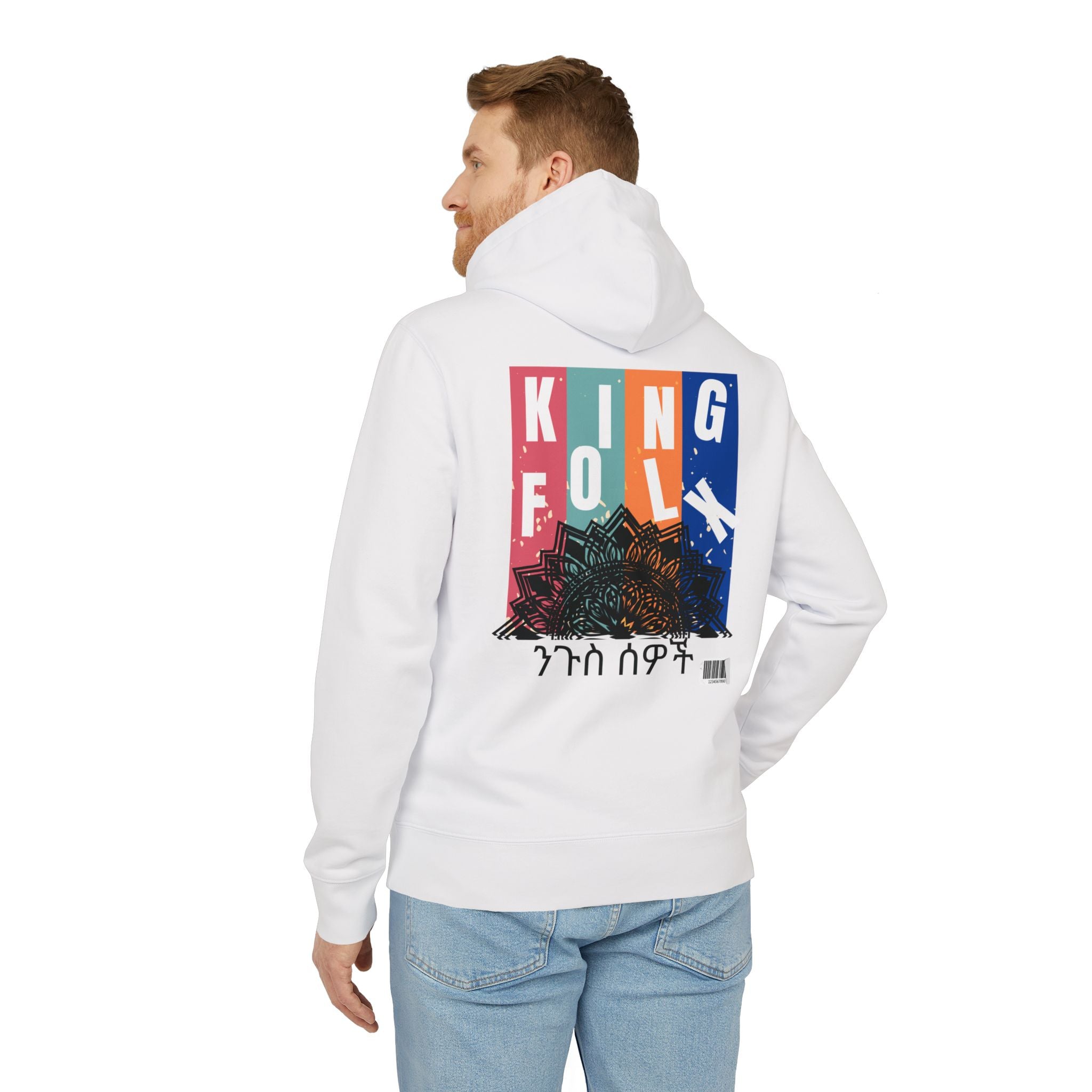 "KING PEOPLE Black Print"" Unisex Hoodie