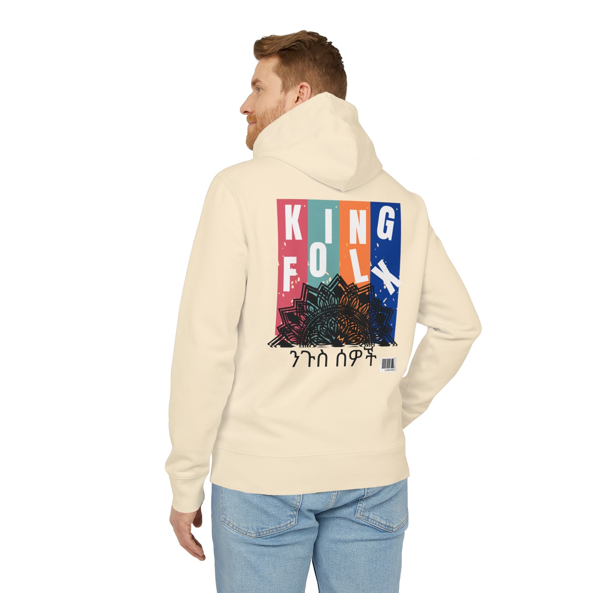 "KING PEOPLE Black Print"" Unisex Hoodie