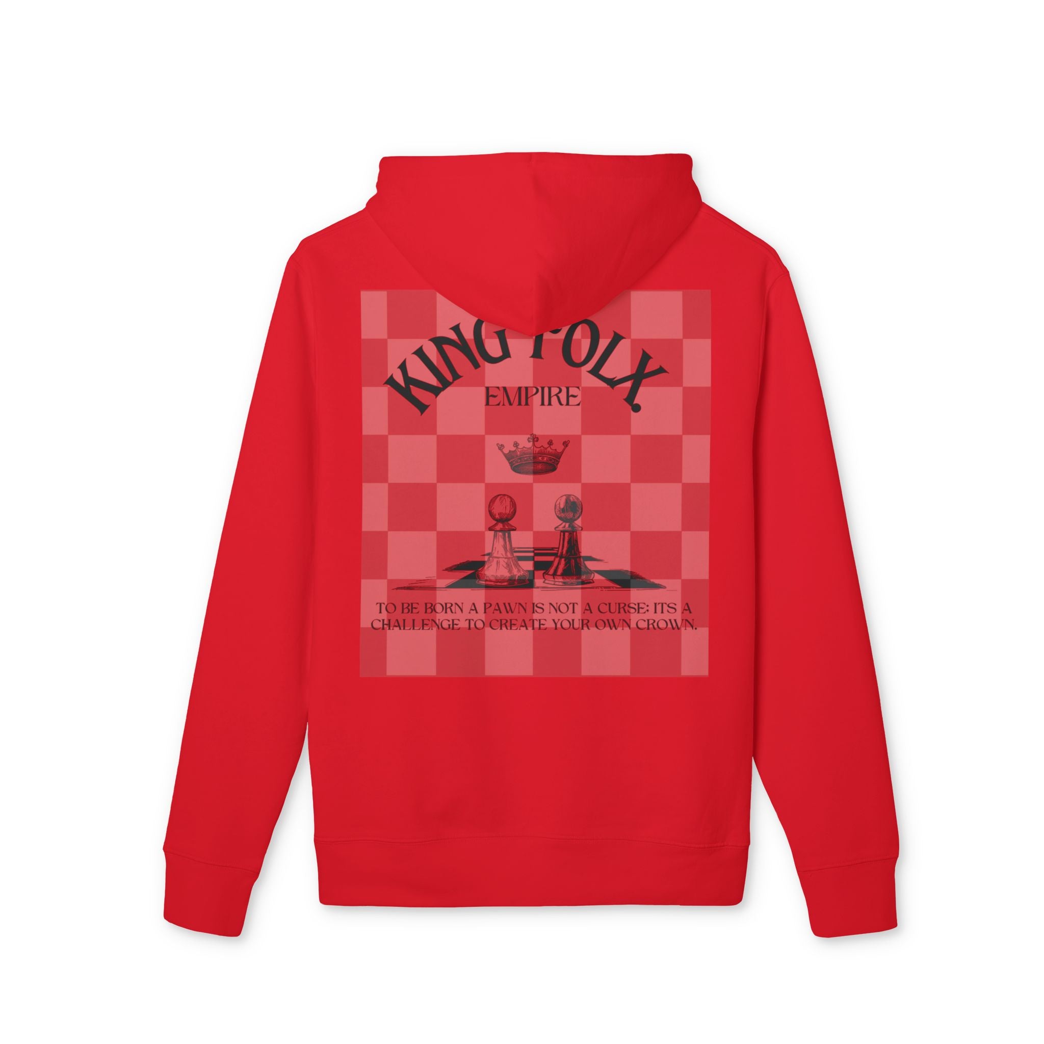 "PAWNS TO KINGS BLACK Print" Unisex Hoodie