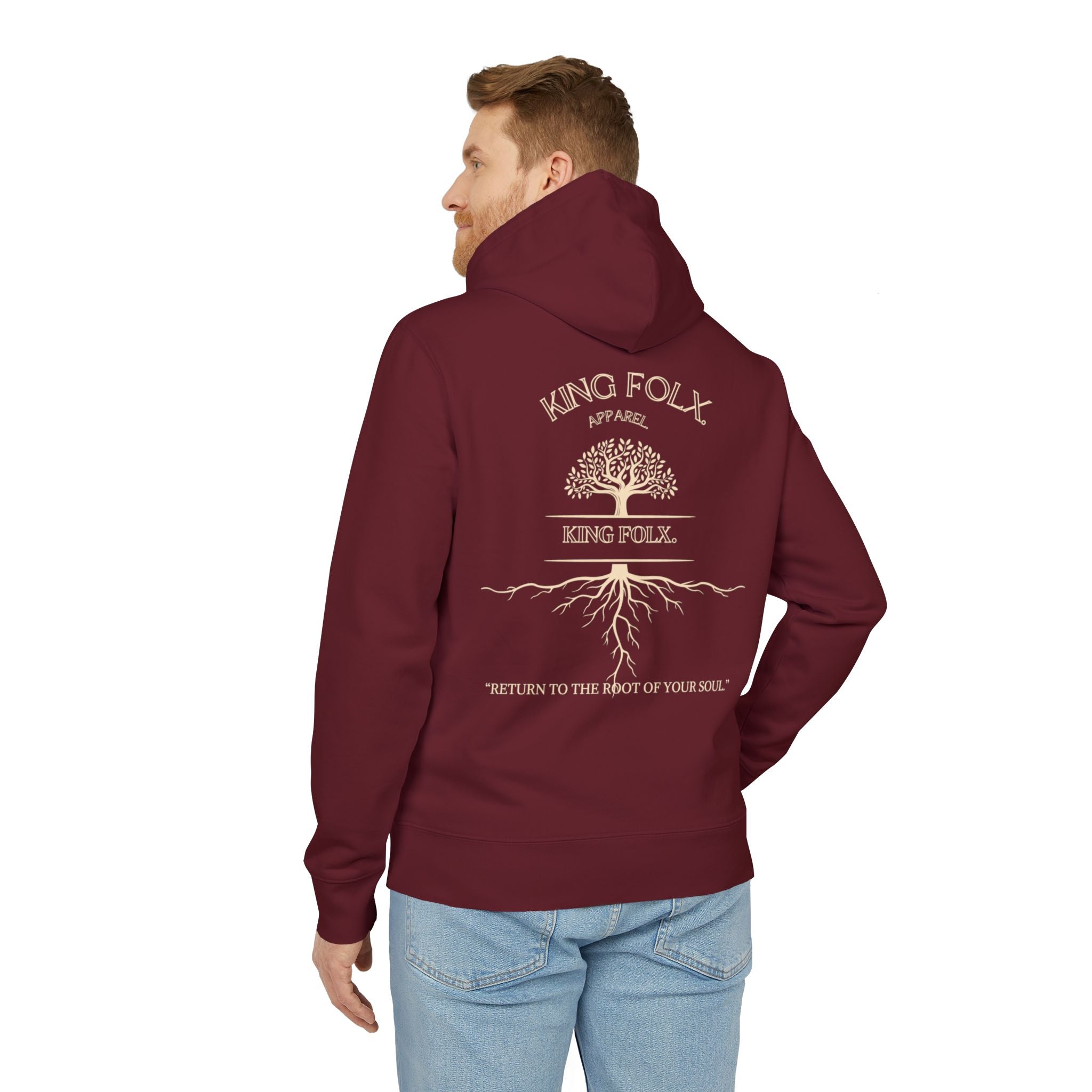 "Tree of Life Off-White Print"- Unisex Hoodie
