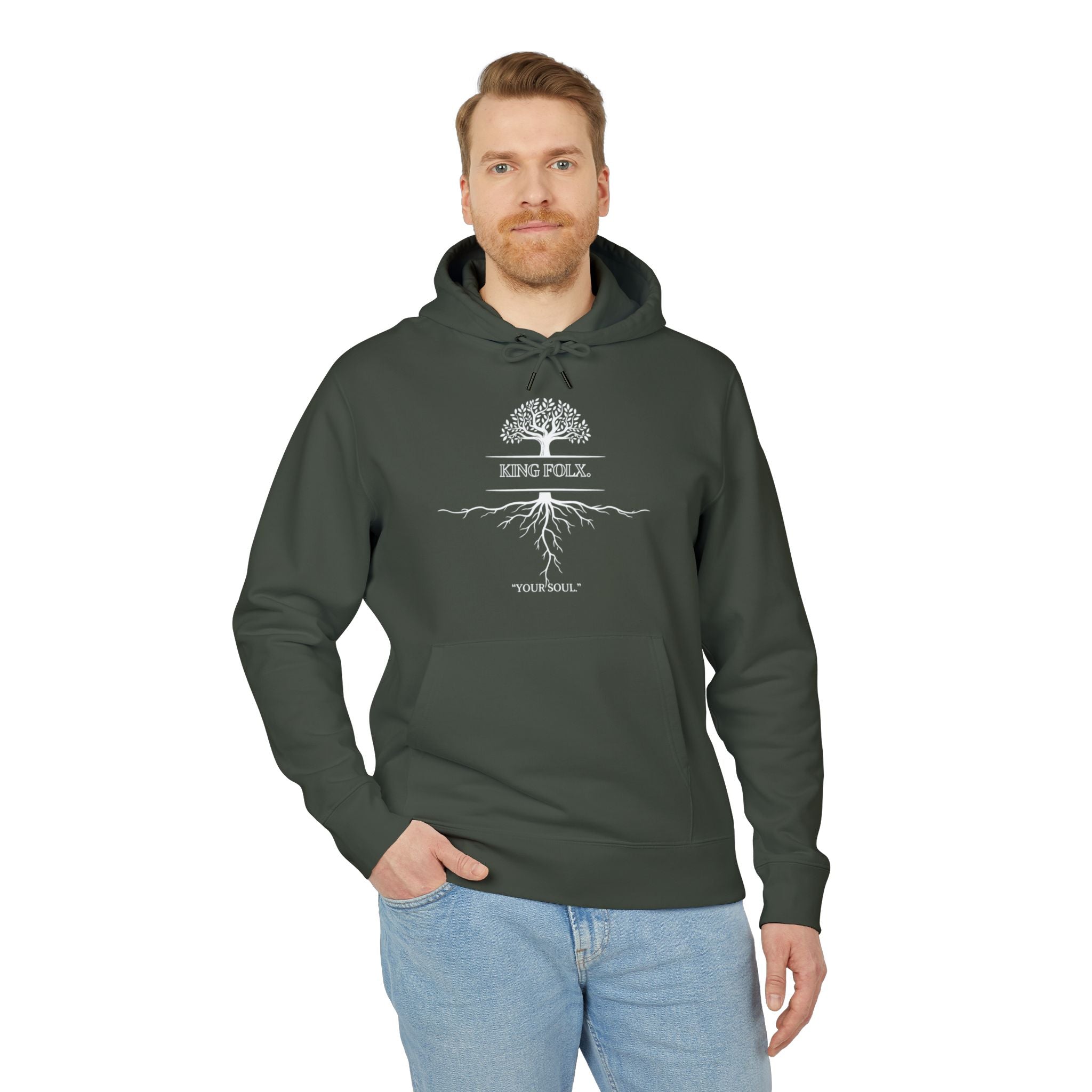"Tree of Life White Print"- Unisex Hoodie
