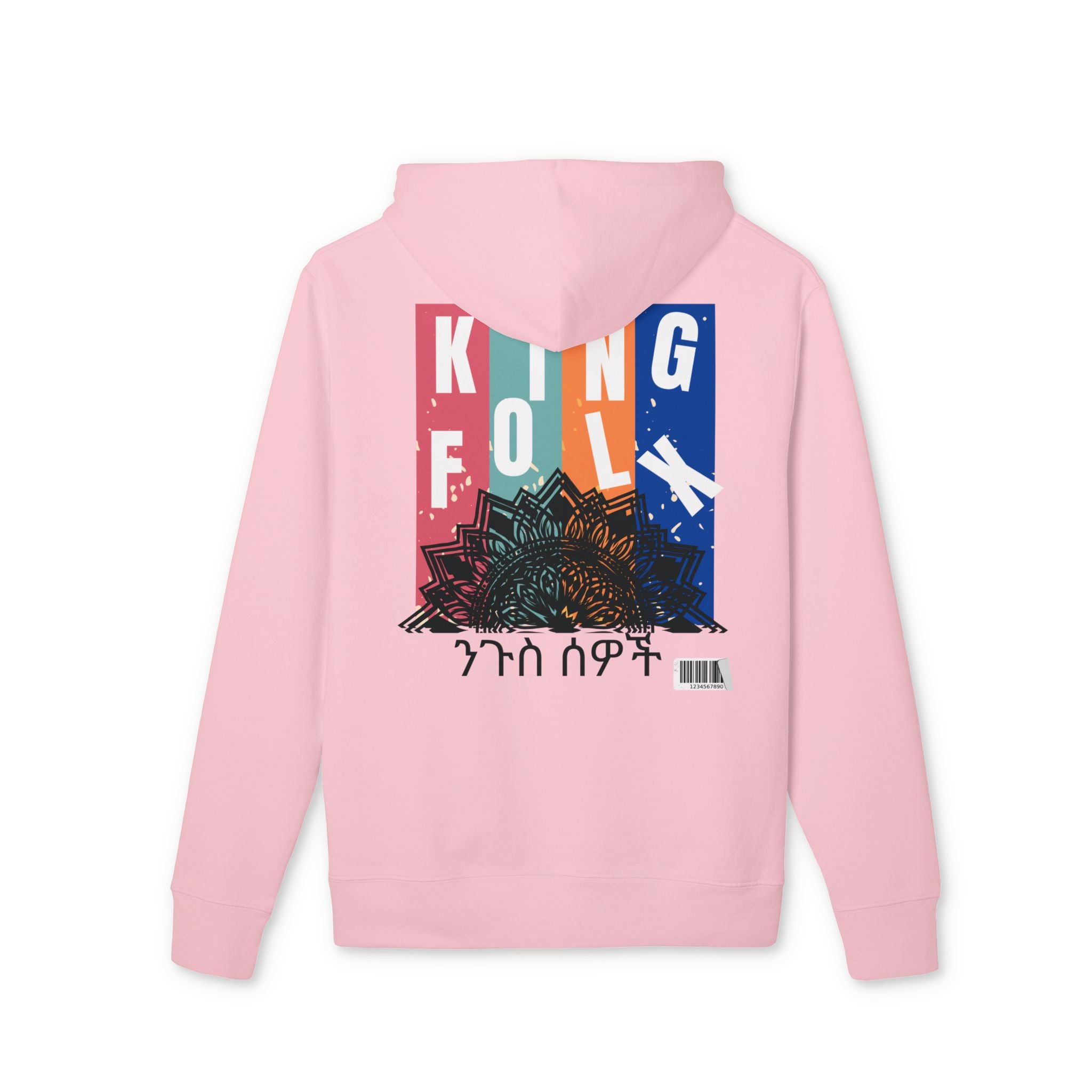 "KING PEOPLE Black Print"" Unisex Hoodie